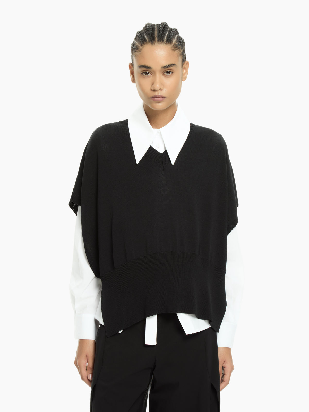 IXOS Maglia con scollo a V NERO