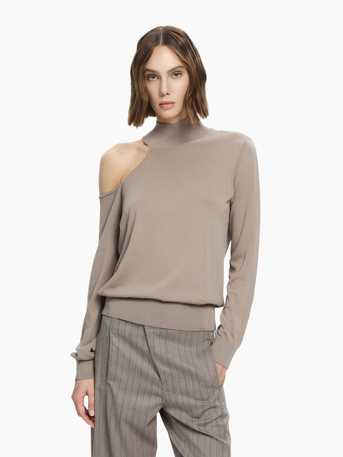 IXOS Maglia cut-out asimmetrica NERO