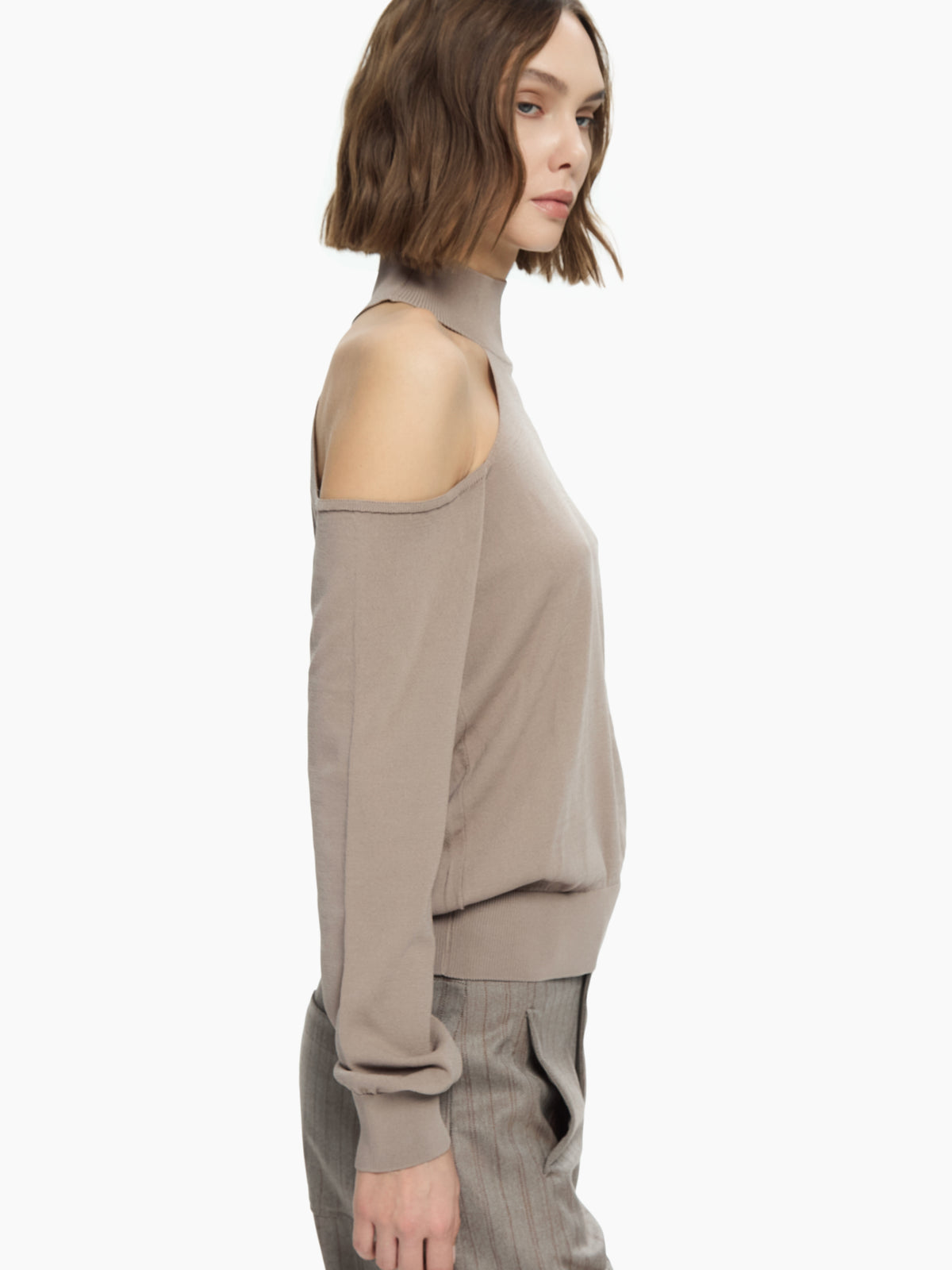 IXOS Maglia cut-out asimmetrica NERO