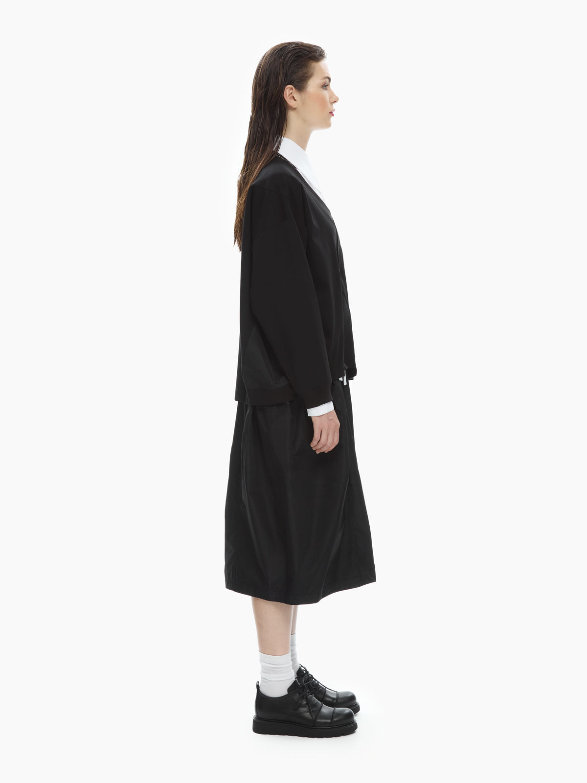 IXOS Maglia con scollo a V incrociato NERO