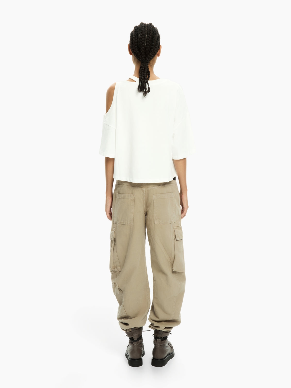 IXOS T-shirt con cut-out sulla spalla BIANCO