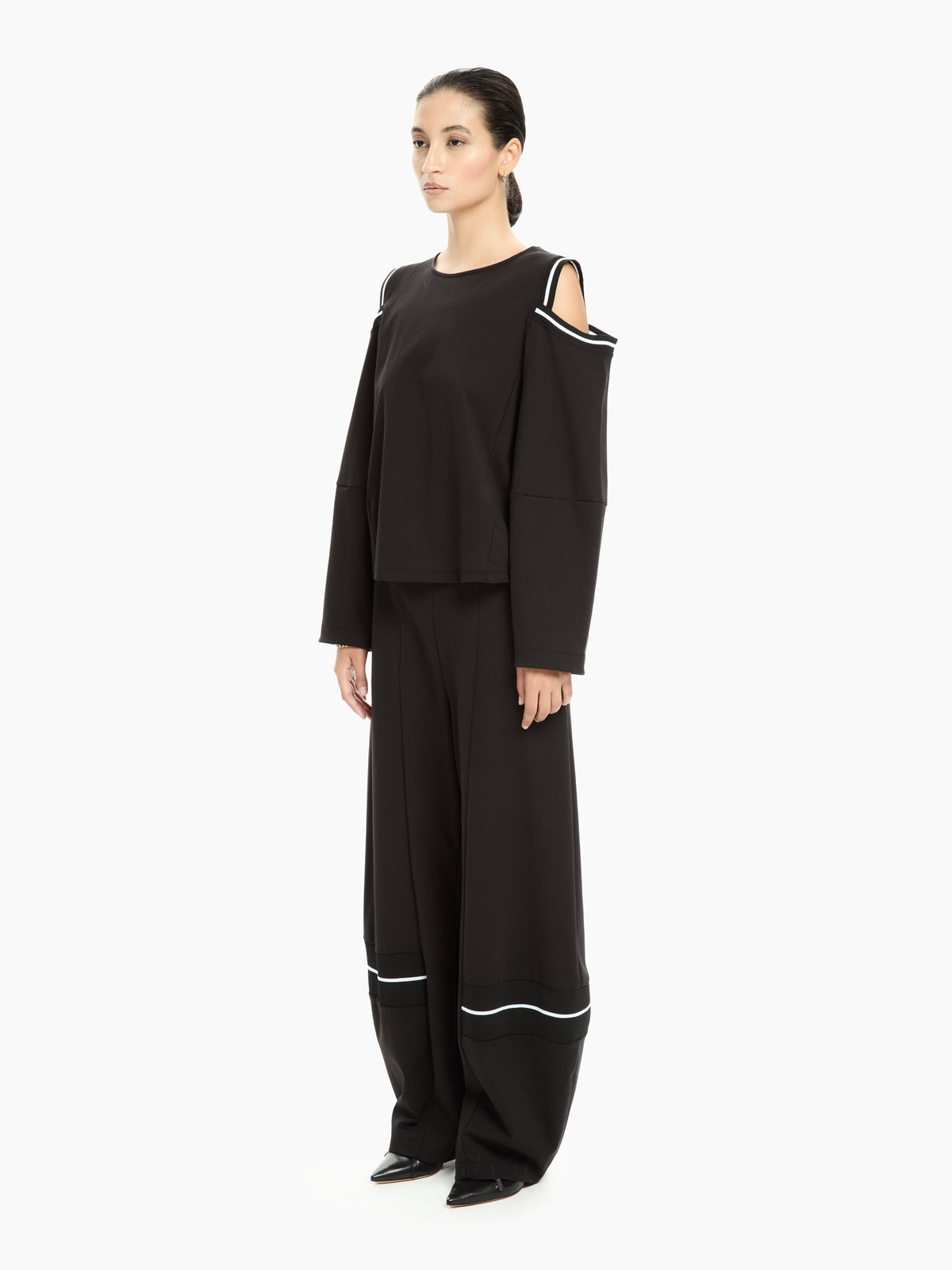 IXOS Top con spalle scoperte NERO