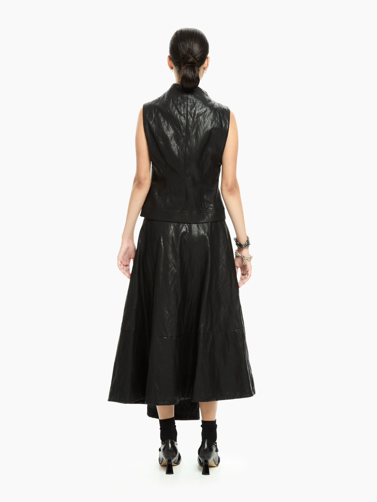 IXOS Gilet con zip asimmetrica NERO