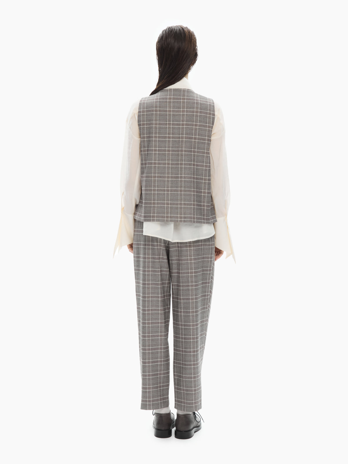 IXOS Gilet sartoriale asimmetrico BEIGE