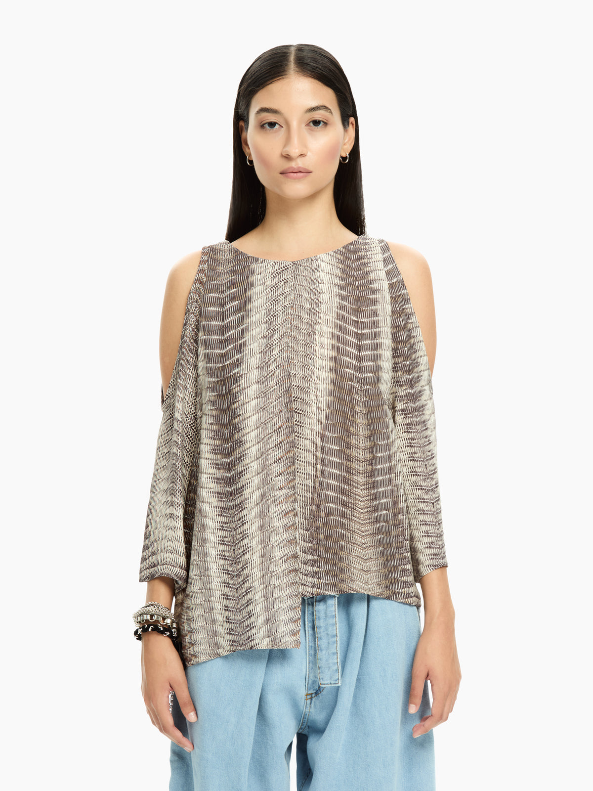 IXOS Top con stampa cut-out MULTICOLOR
