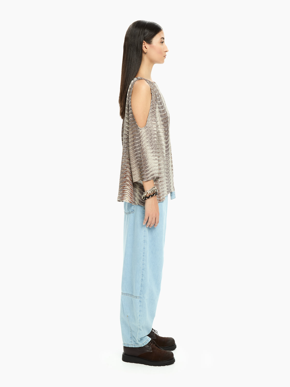 IXOS Top con stampa cut-out MULTICOLOR