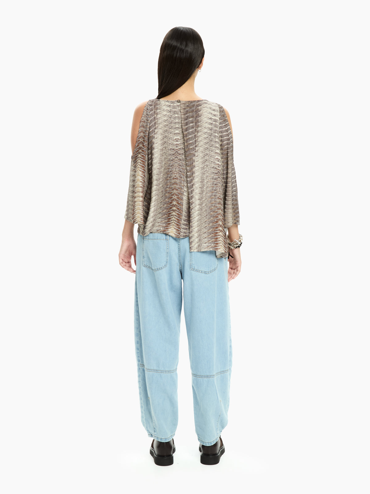 IXOS Top con stampa cut-out MULTICOLOR