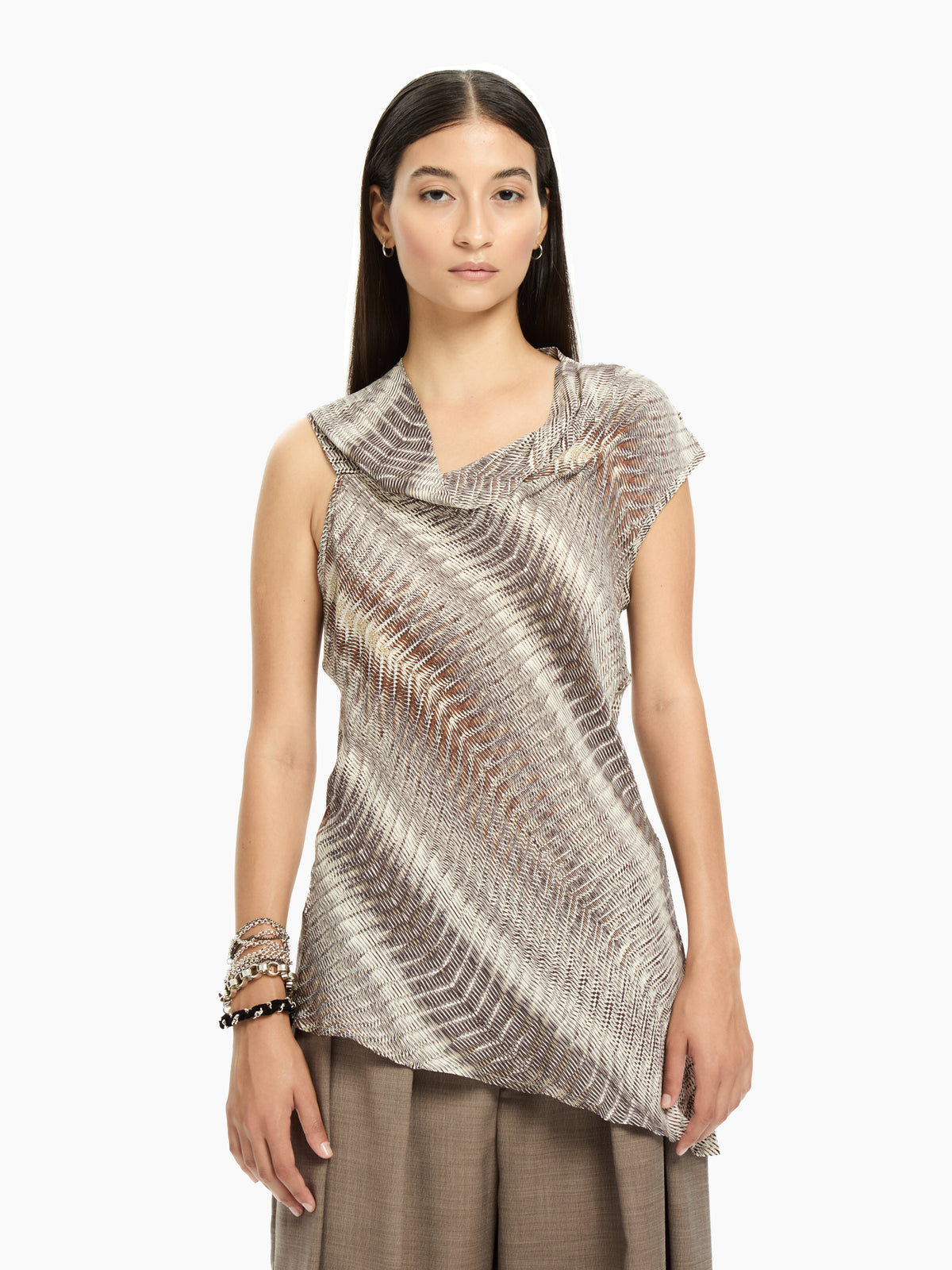 IXOS Top stampato con collo morbido MULTICOLOR