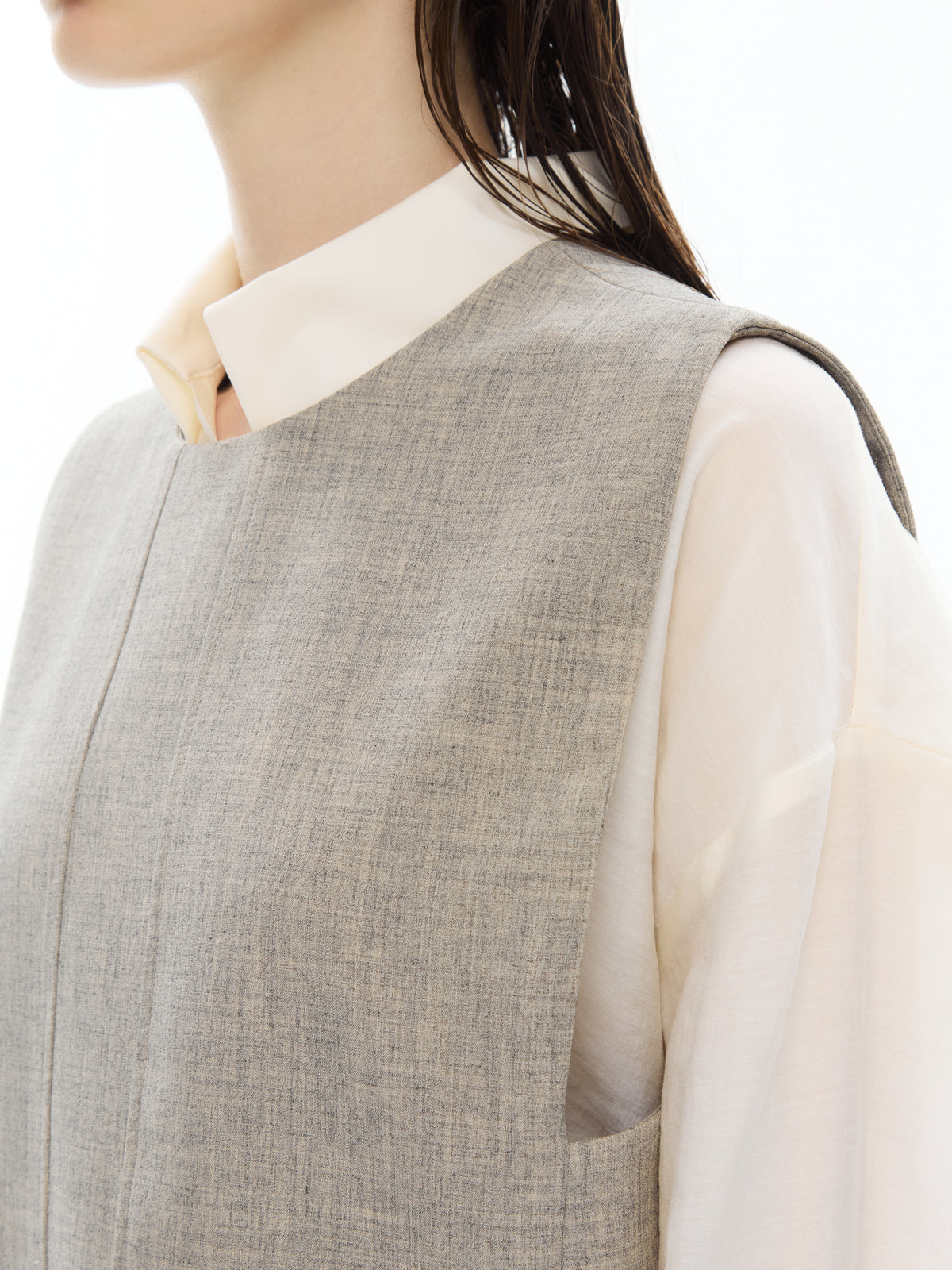IXOS Gilet dalla linea essenziale