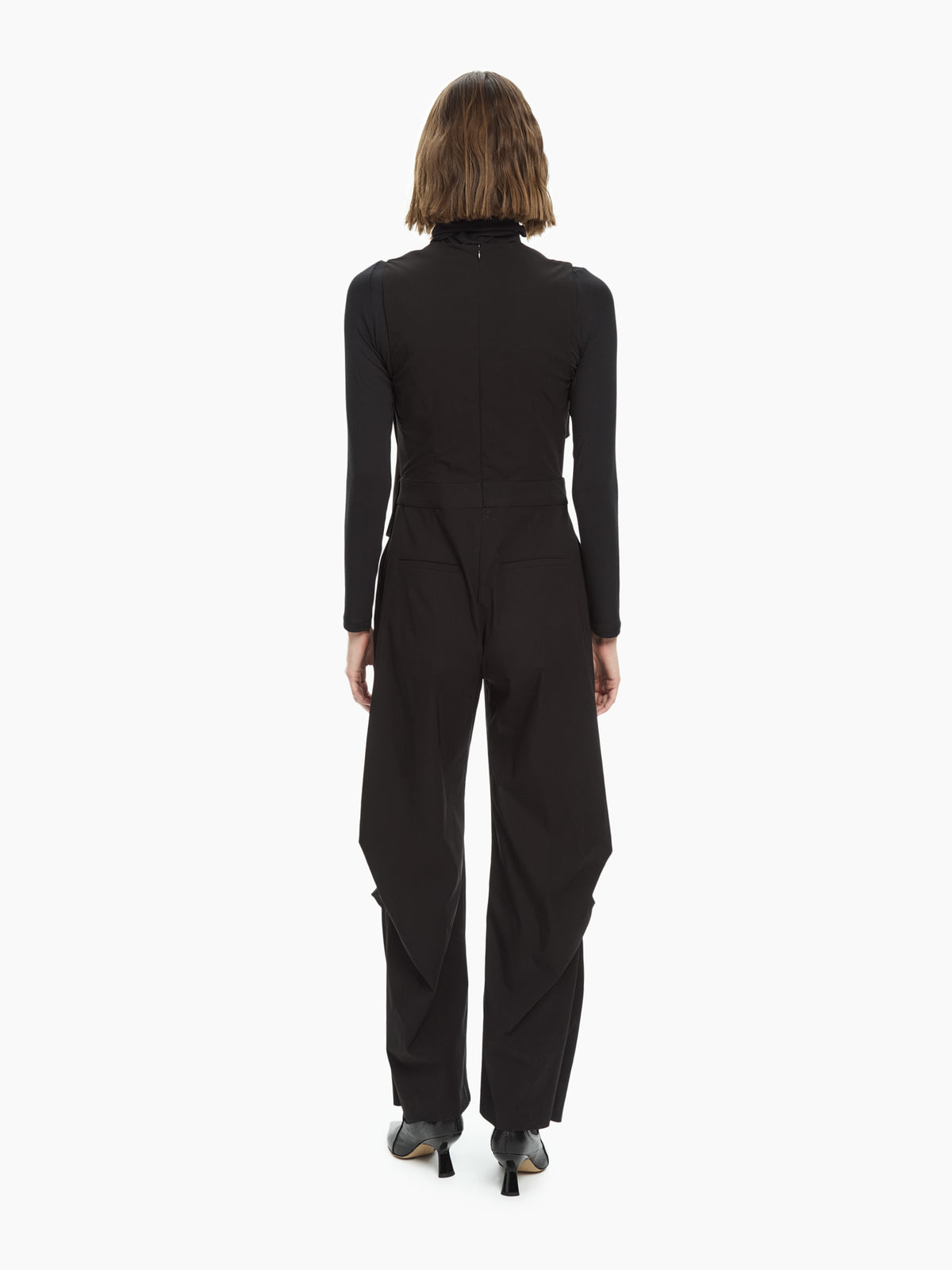 IXOS Abito con gilet incrociato NERO
