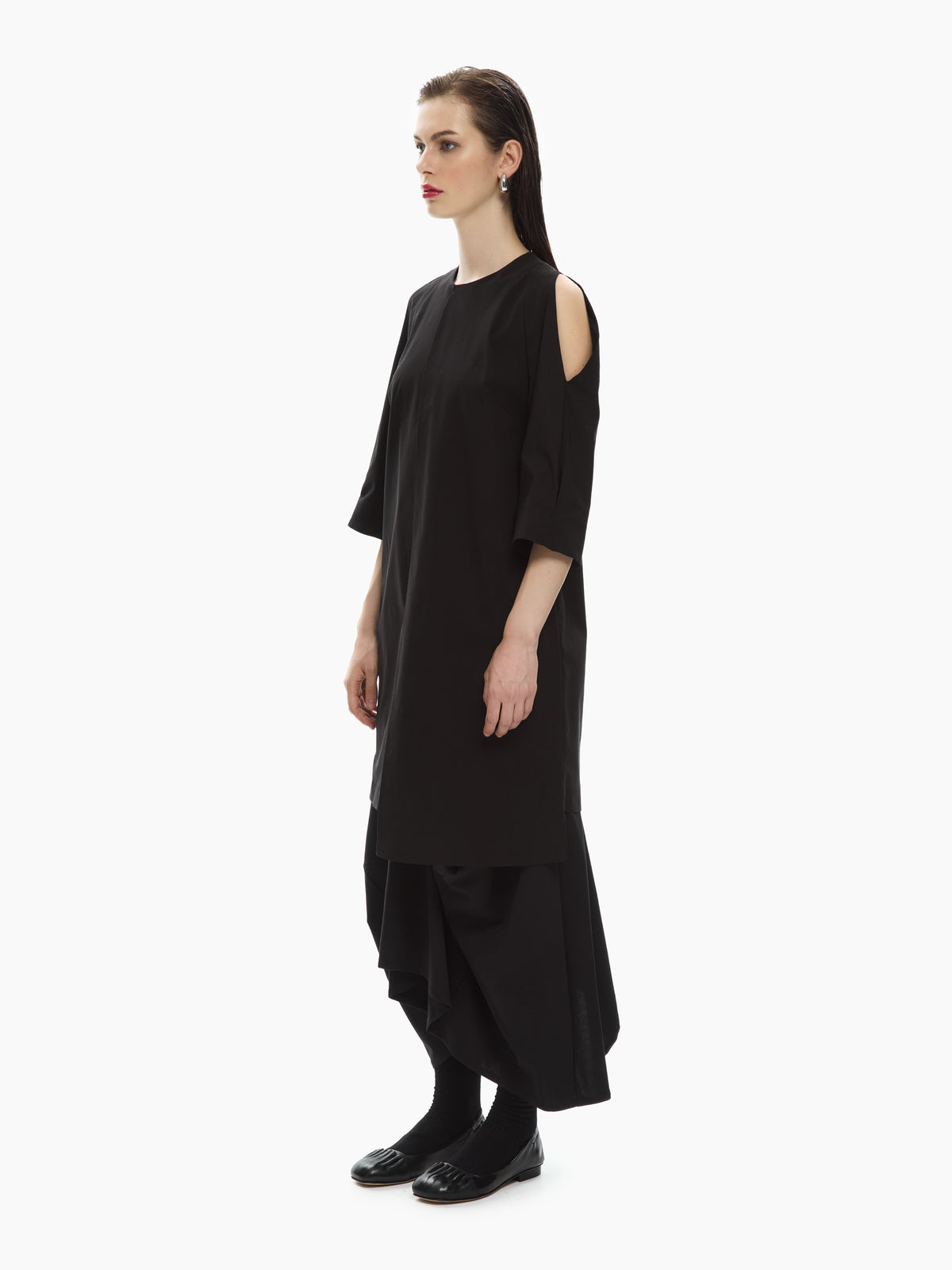 IXOS Abito midi con spalle scoperte NERO