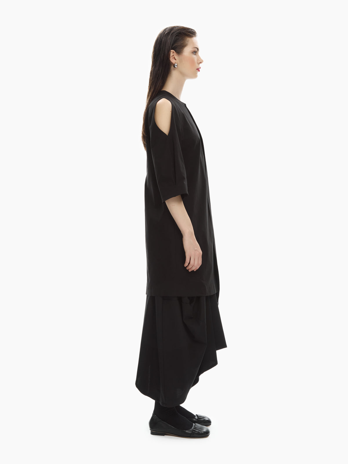 IXOS Abito midi con spalle scoperte NERO