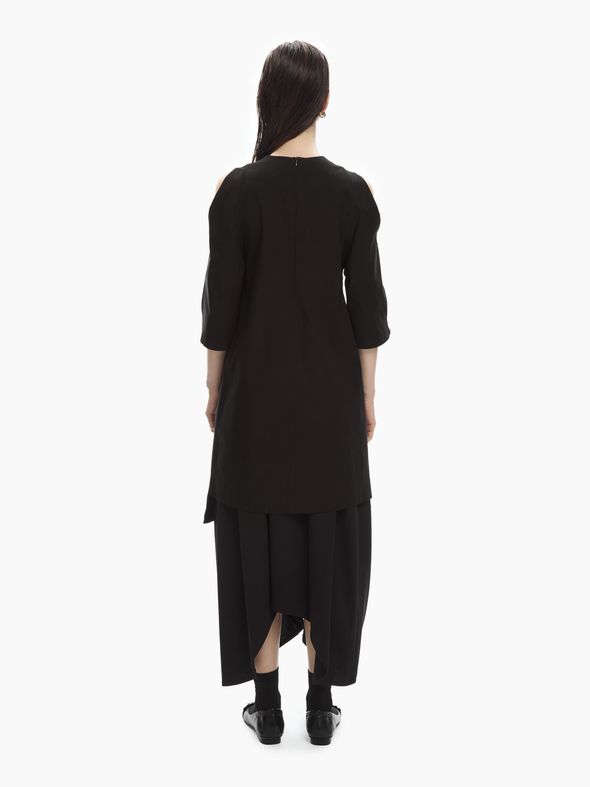 IXOS Abito midi con spalle scoperte NERO