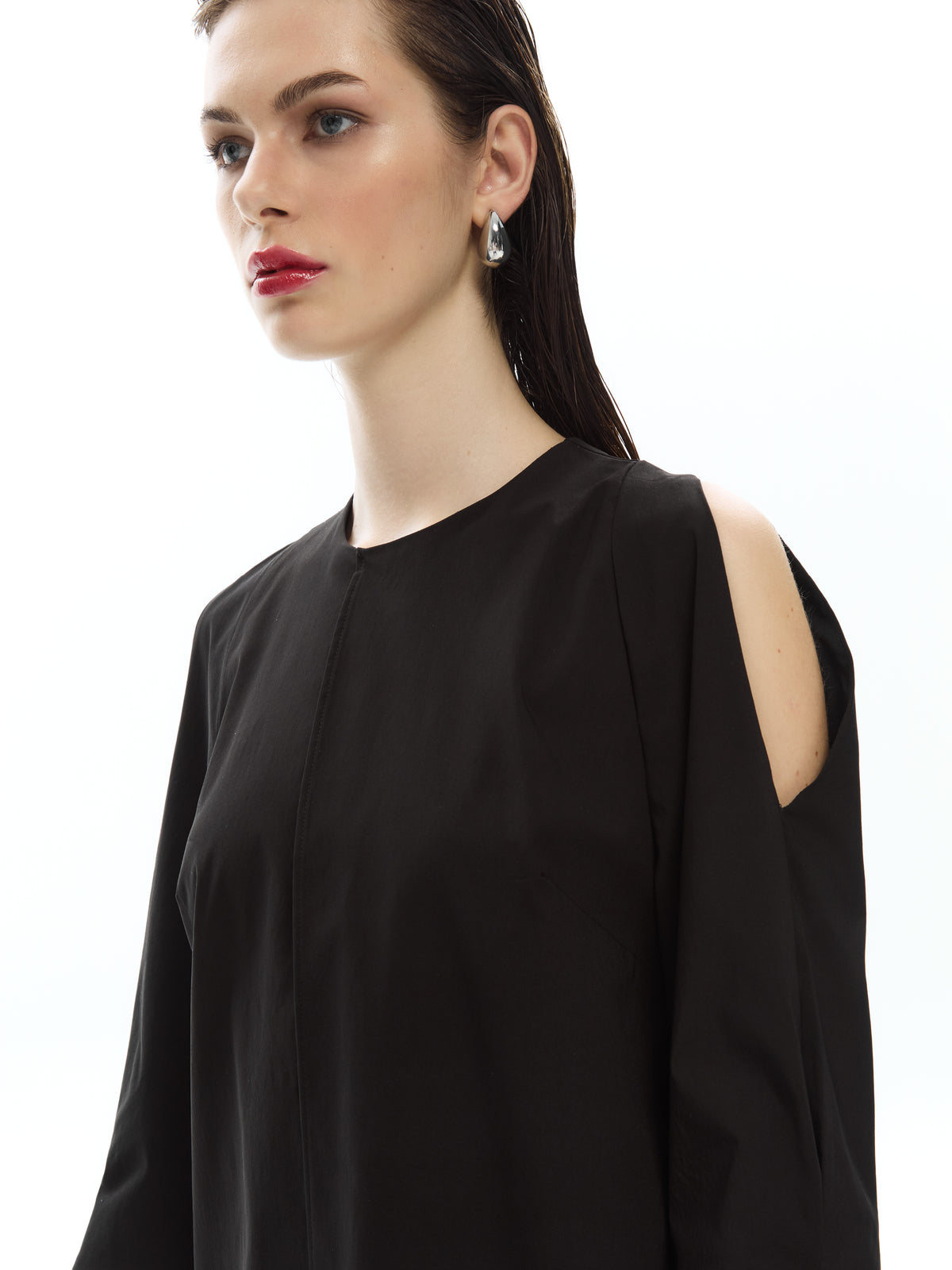 IXOS Abito midi con spalle scoperte NERO