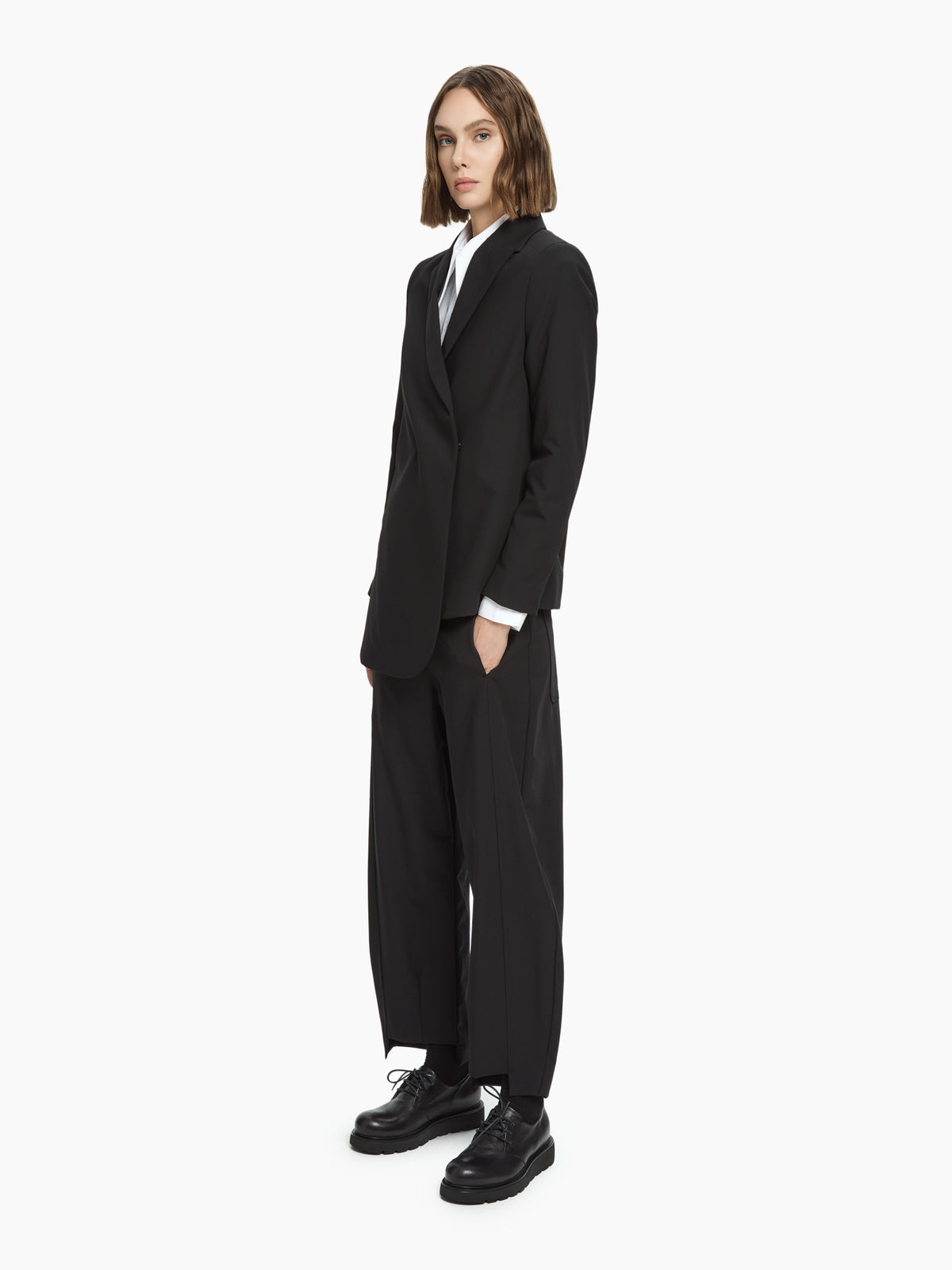IXOS Blazer dal taglio asimmetrico NERO