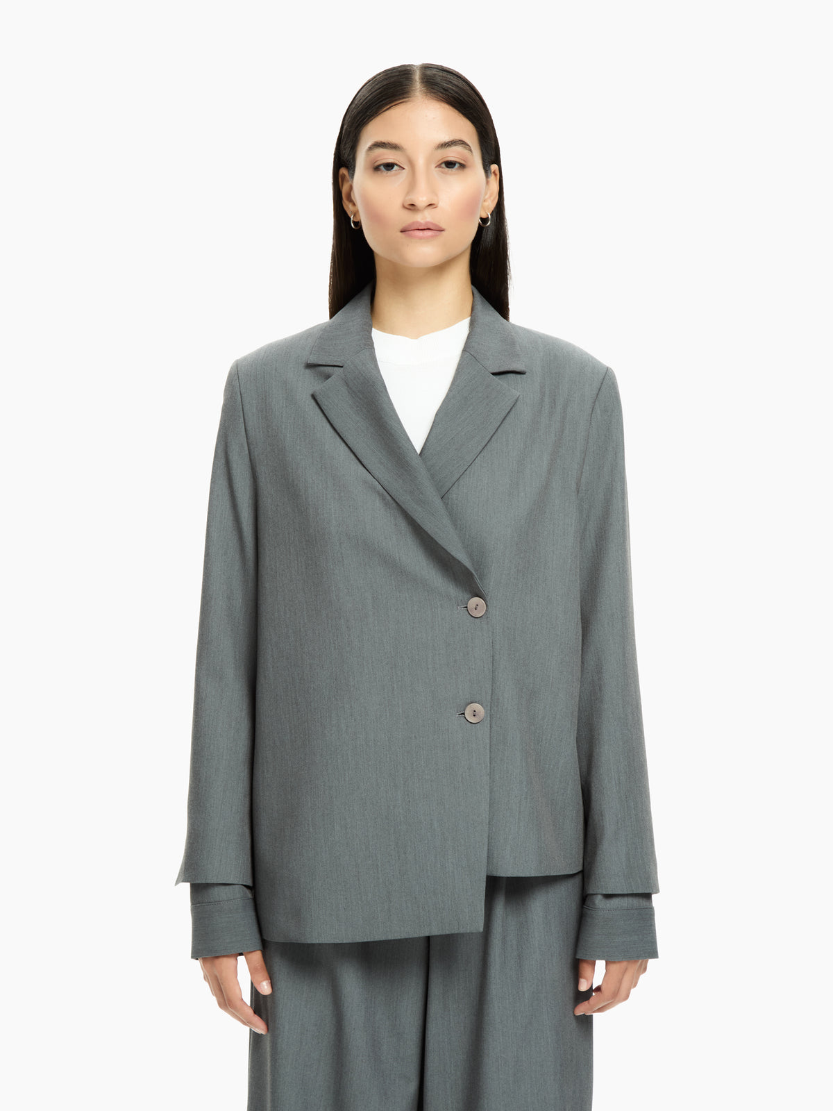IXOS Giacca con dettaglio asimmetrico GRIGIO