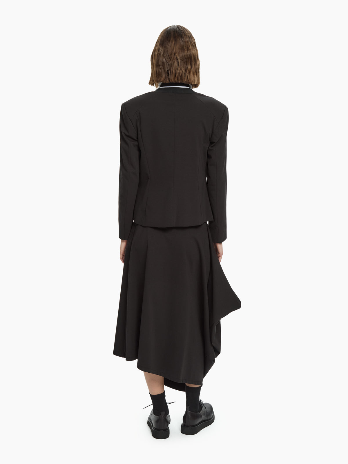 IXOS Blazer con collo a contrasto NERO