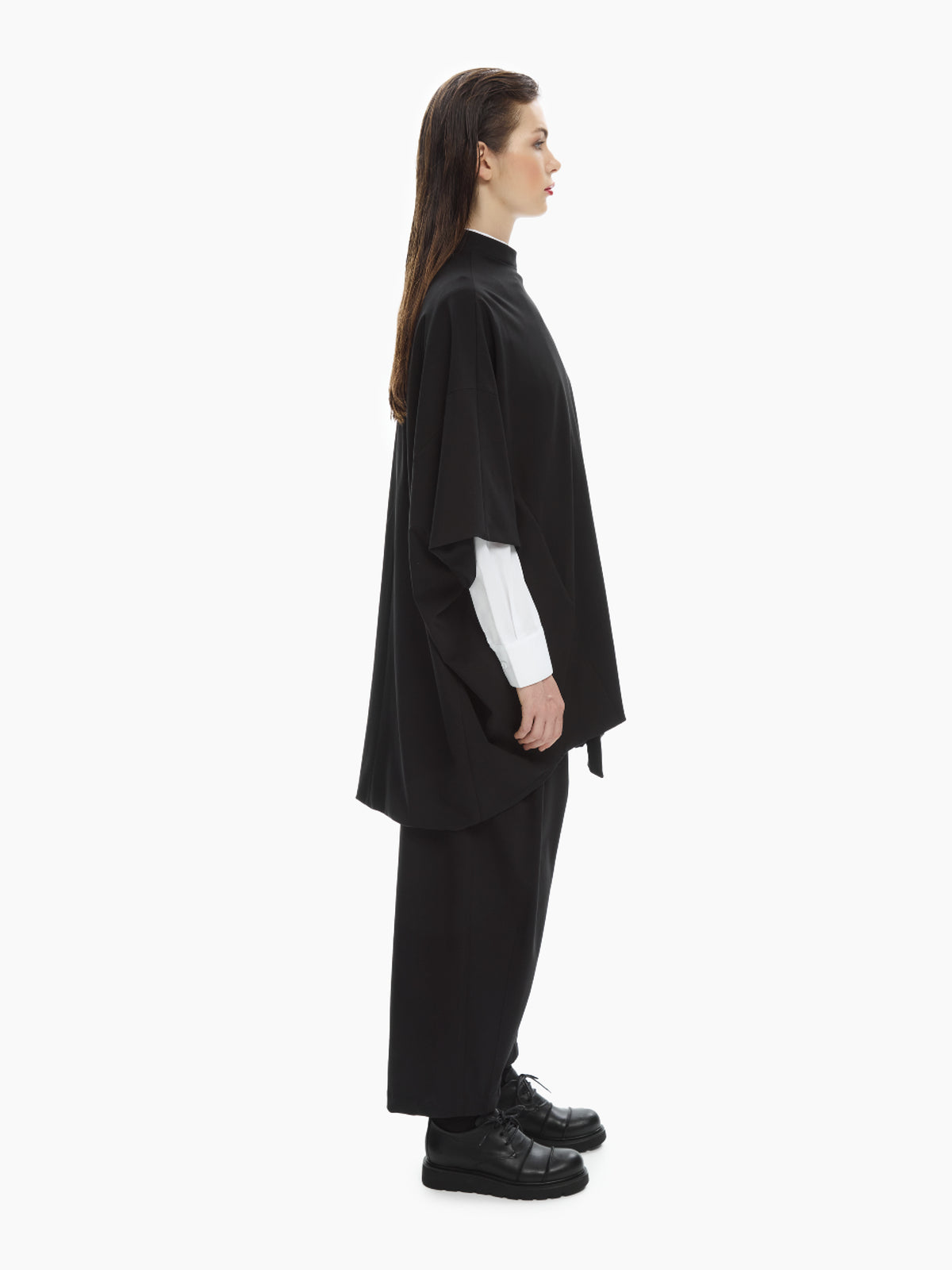 IXOS Giacca oversize con zip asimmetrica NERO