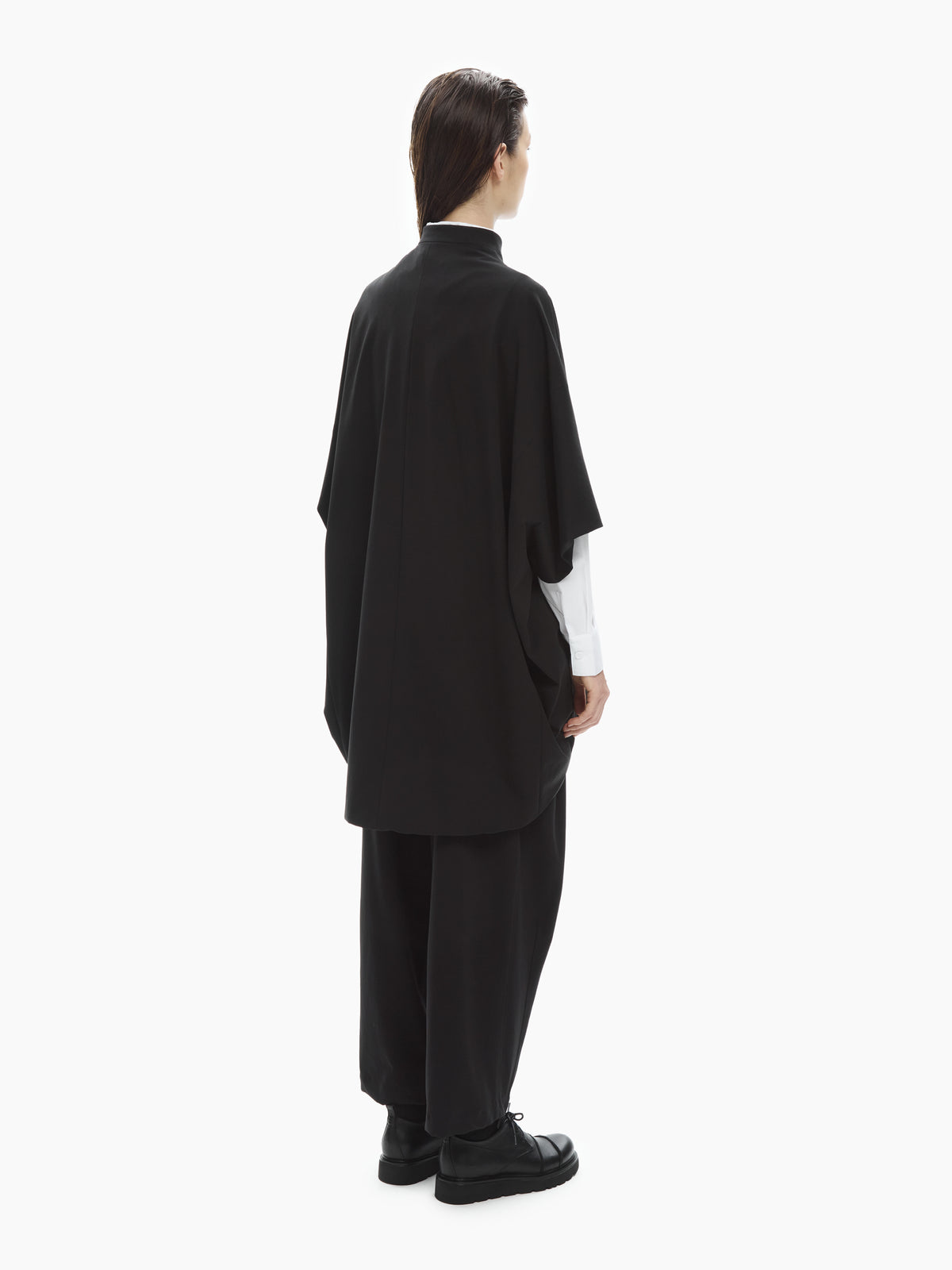 IXOS Giacca oversize con zip asimmetrica NERO