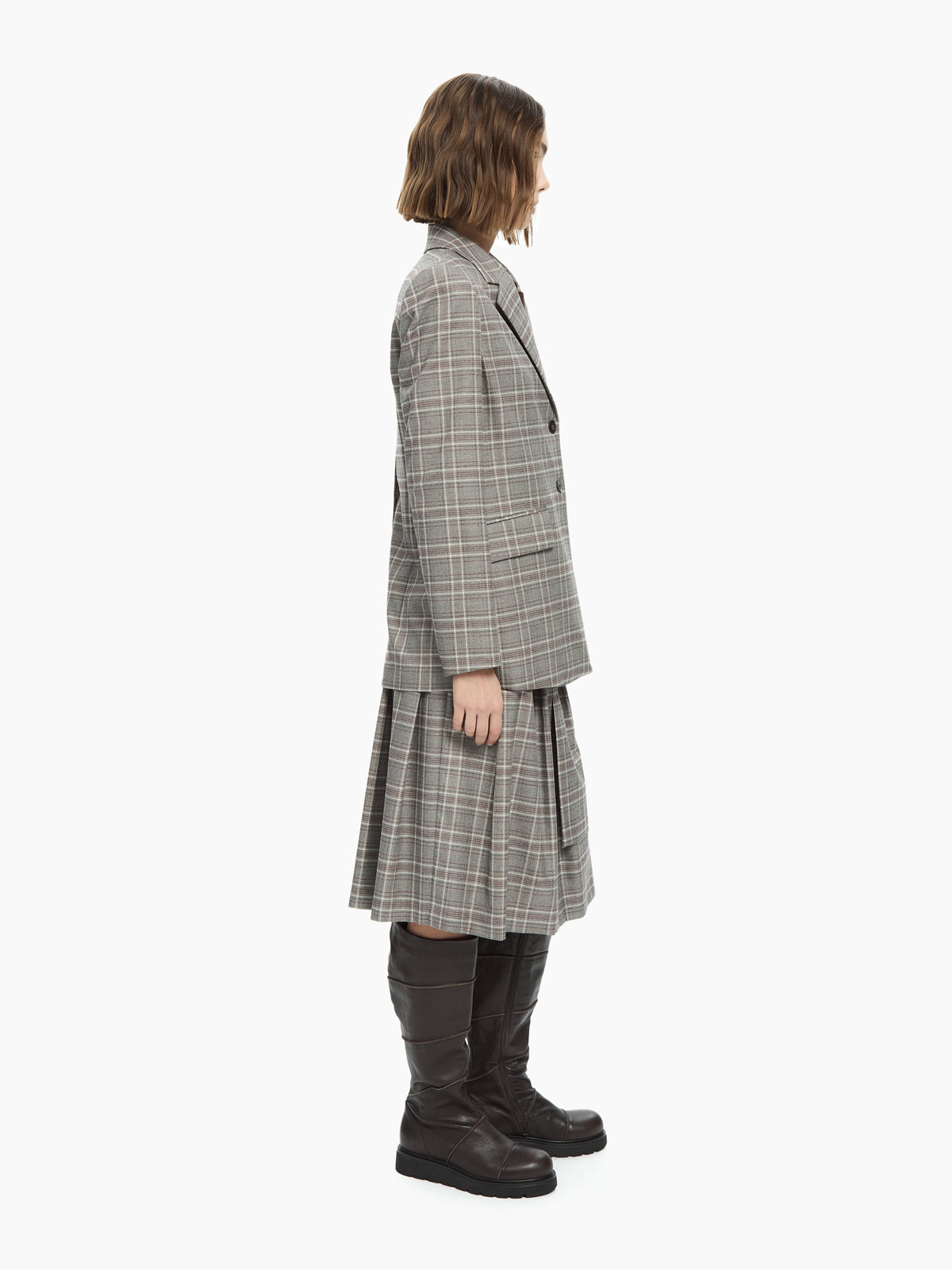 IXOS Giacca monopetto con motivo  BEIGE