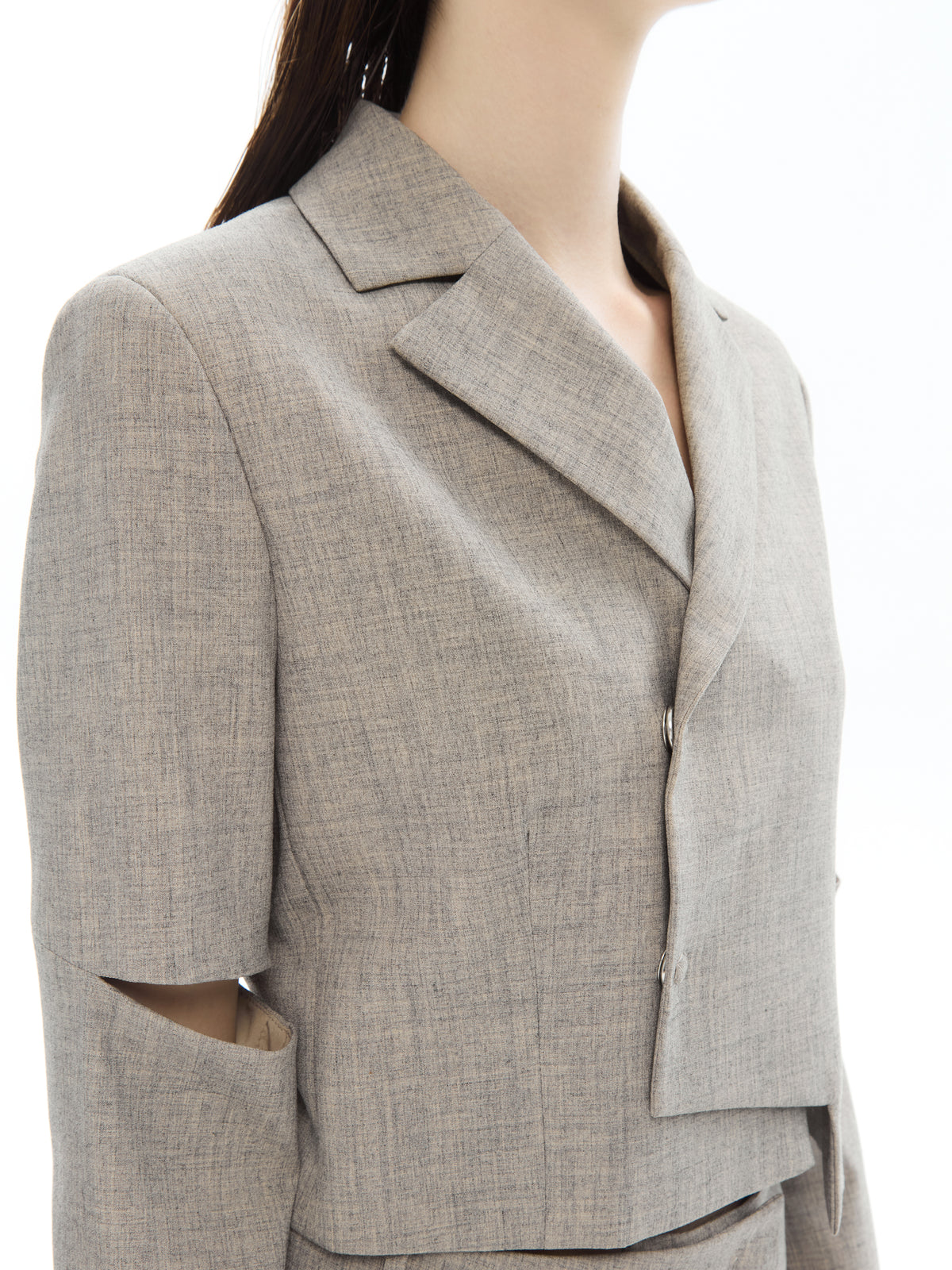 IXOS Giacca cropped con maniche cut-out