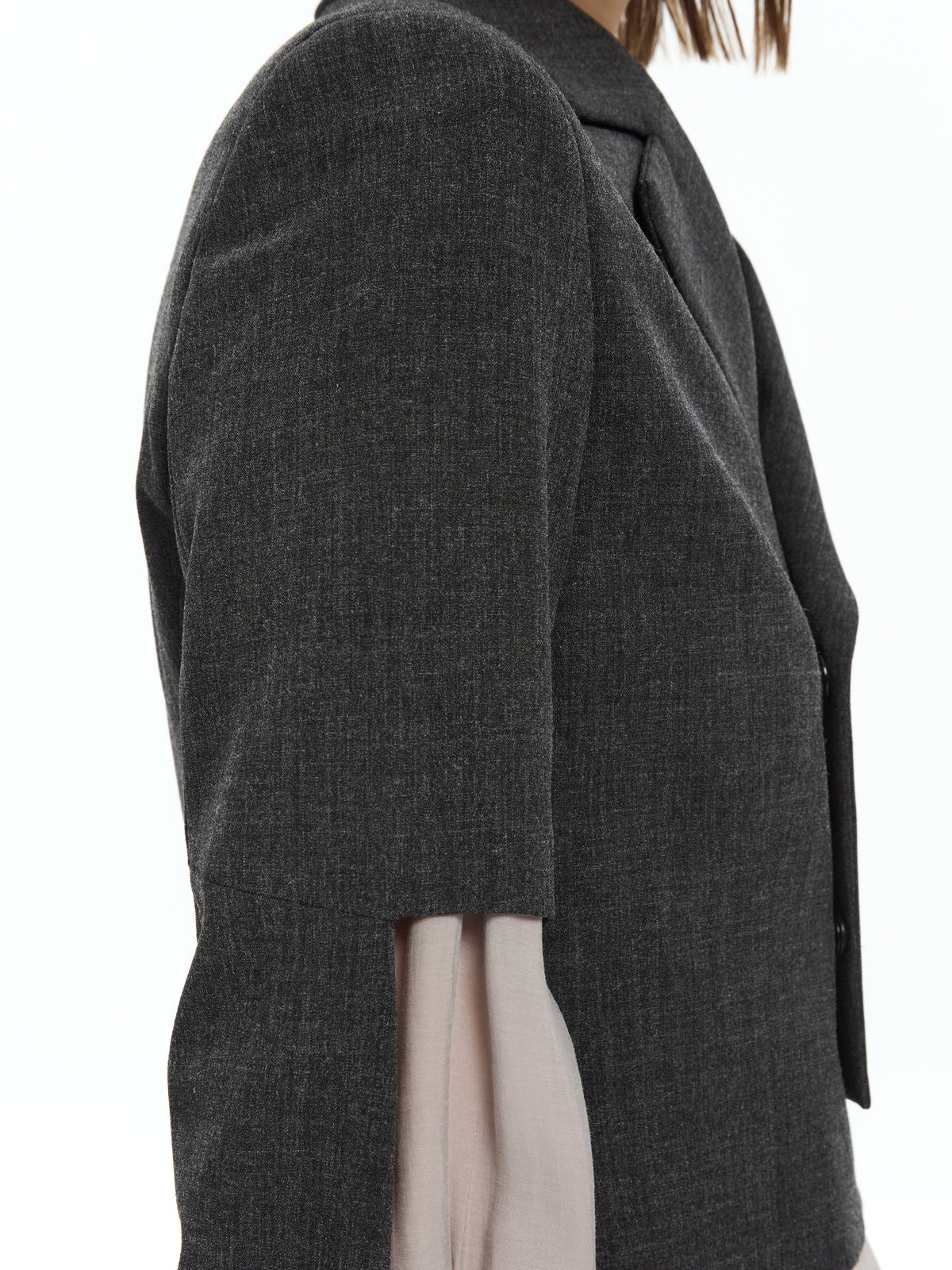 IXOS Giacca cropped con maniche cut-out GRIGIO