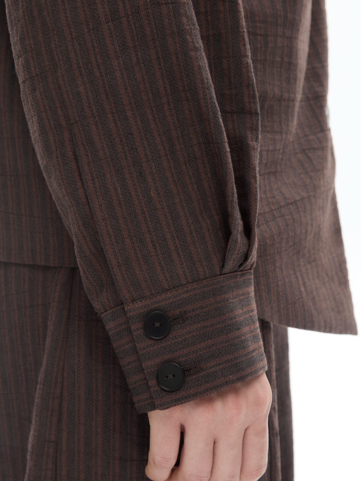 IXOS Giacca sartoriale asimmetrica MARRONE