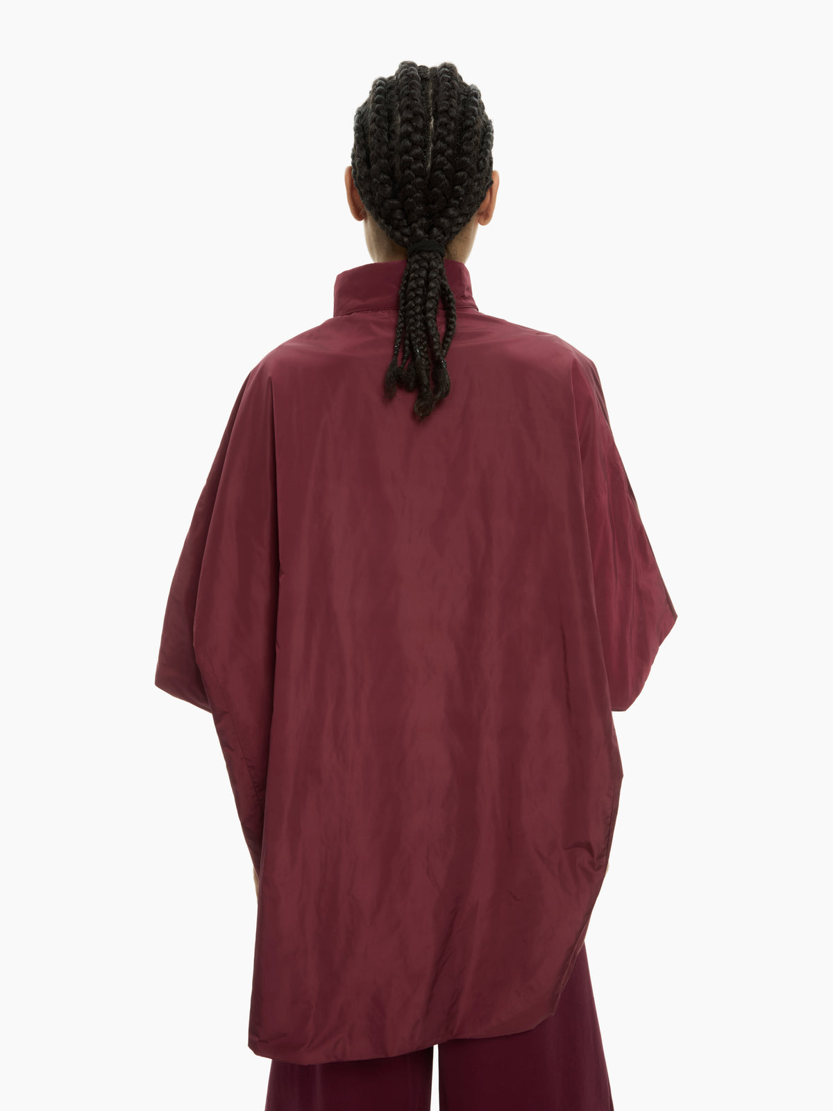 IXOS Giacca over con zip asimmetrica BORDEAUX