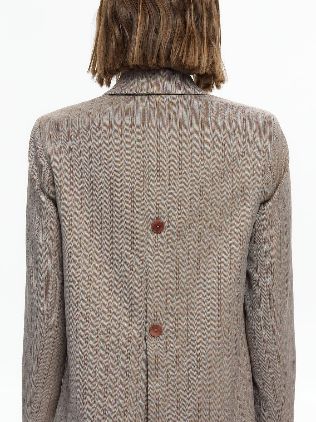 IXOS Blazer sartoriale asimmetrica MARRONE