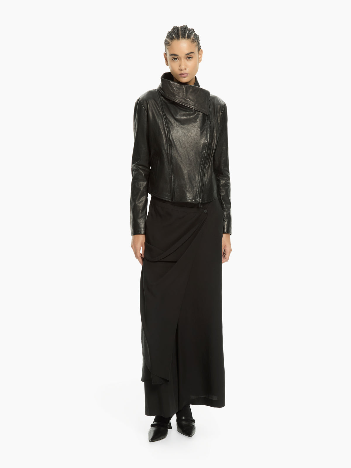 IXOS Giacca in pelle NERO