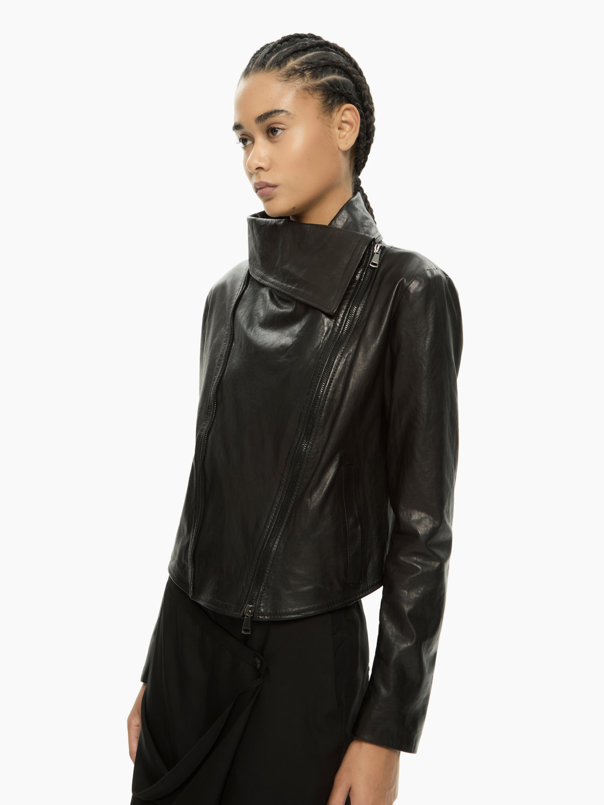 IXOS Giacca in pelle NERO