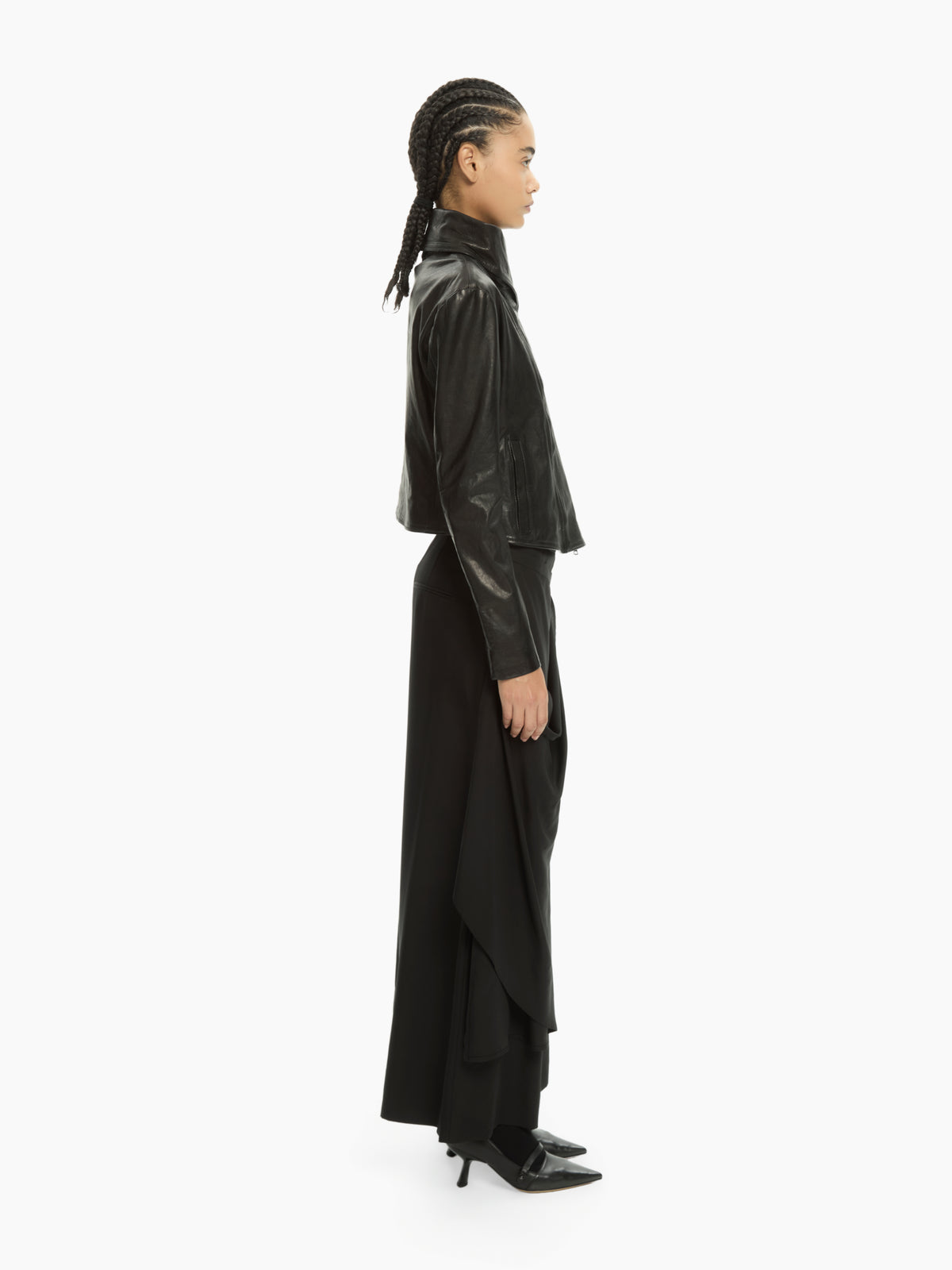 IXOS Giacca in pelle NERO