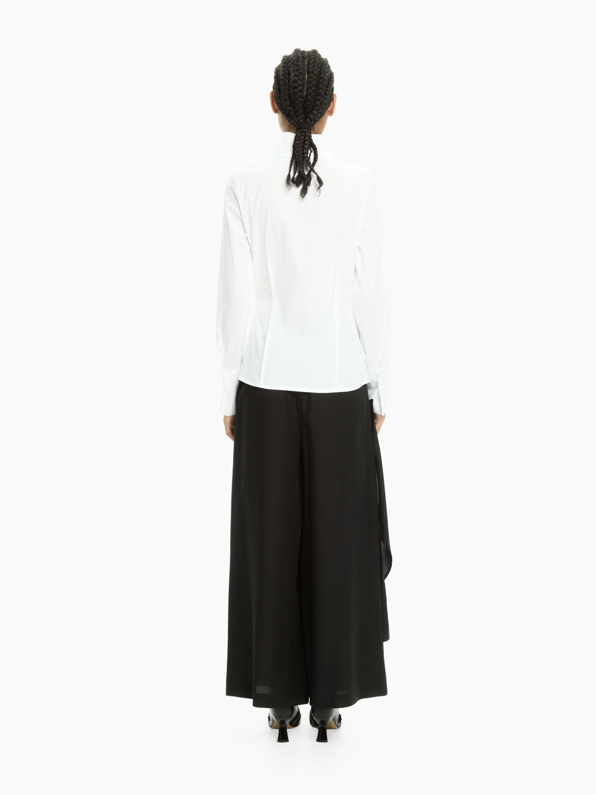 IXOS Camicia con collo asimmetrico BIANCO