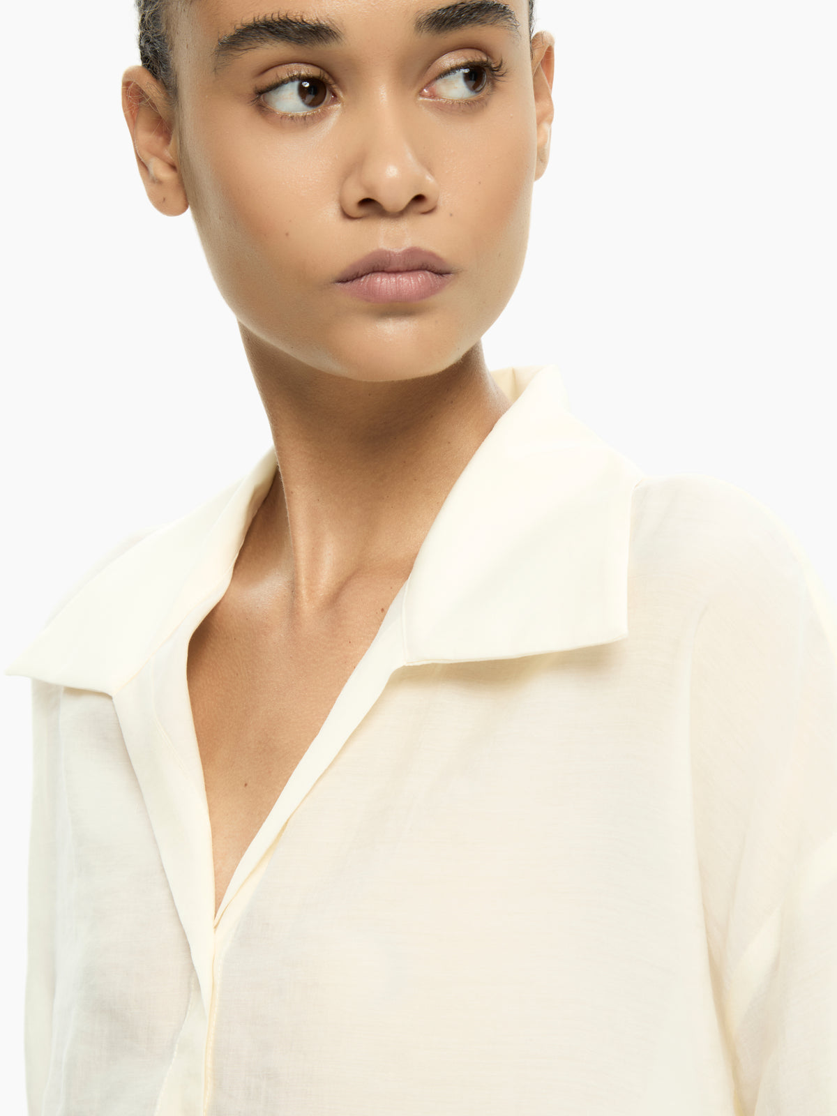 IXOS Camicia con polsini svasati BEIGE