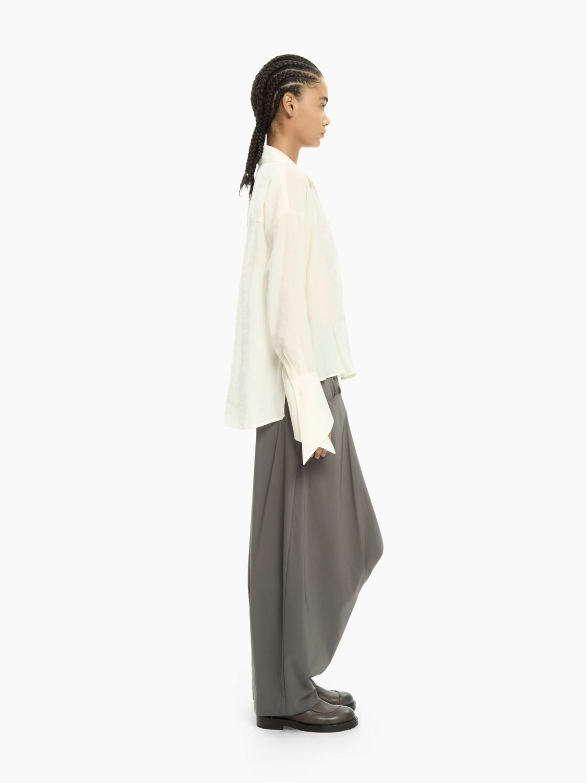 IXOS Camicia con polsini svasati BEIGE