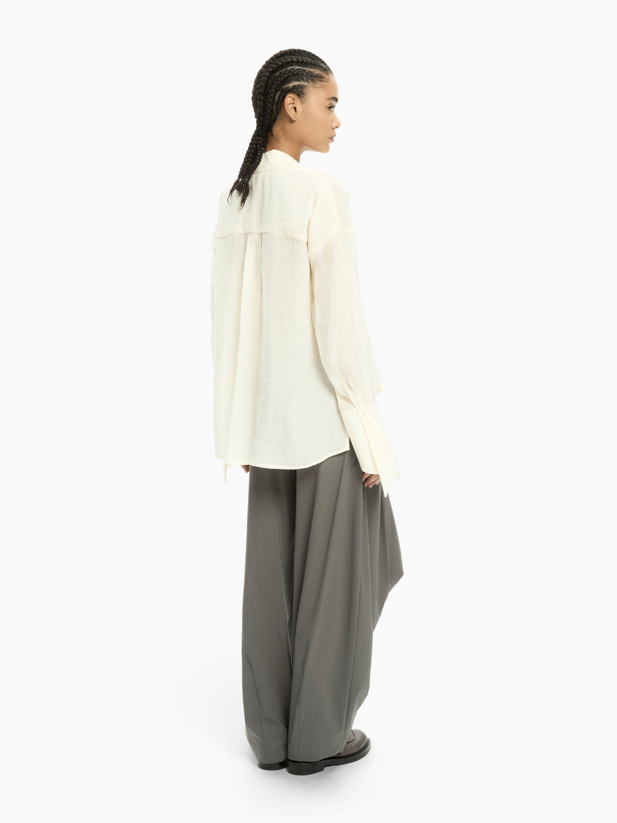 IXOS Camicia con polsini svasati BEIGE