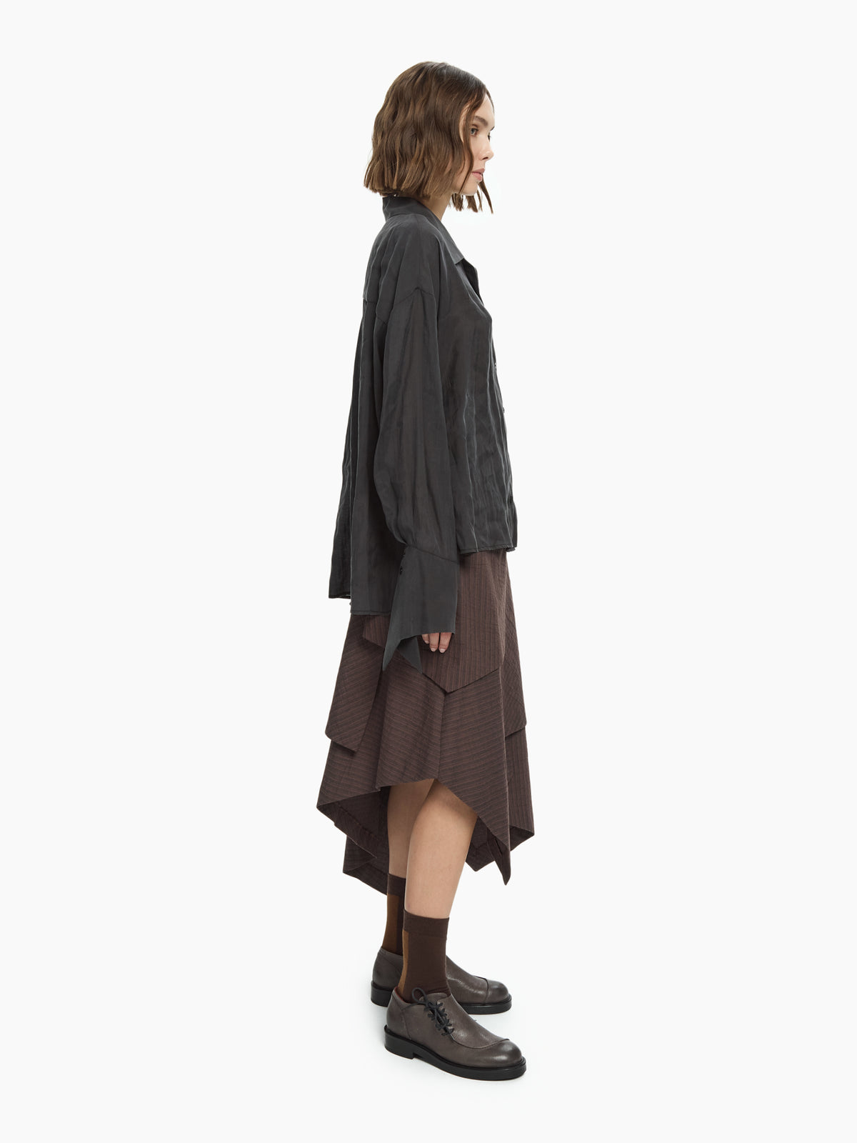 IXOS Camicia con polsini svasati NERO