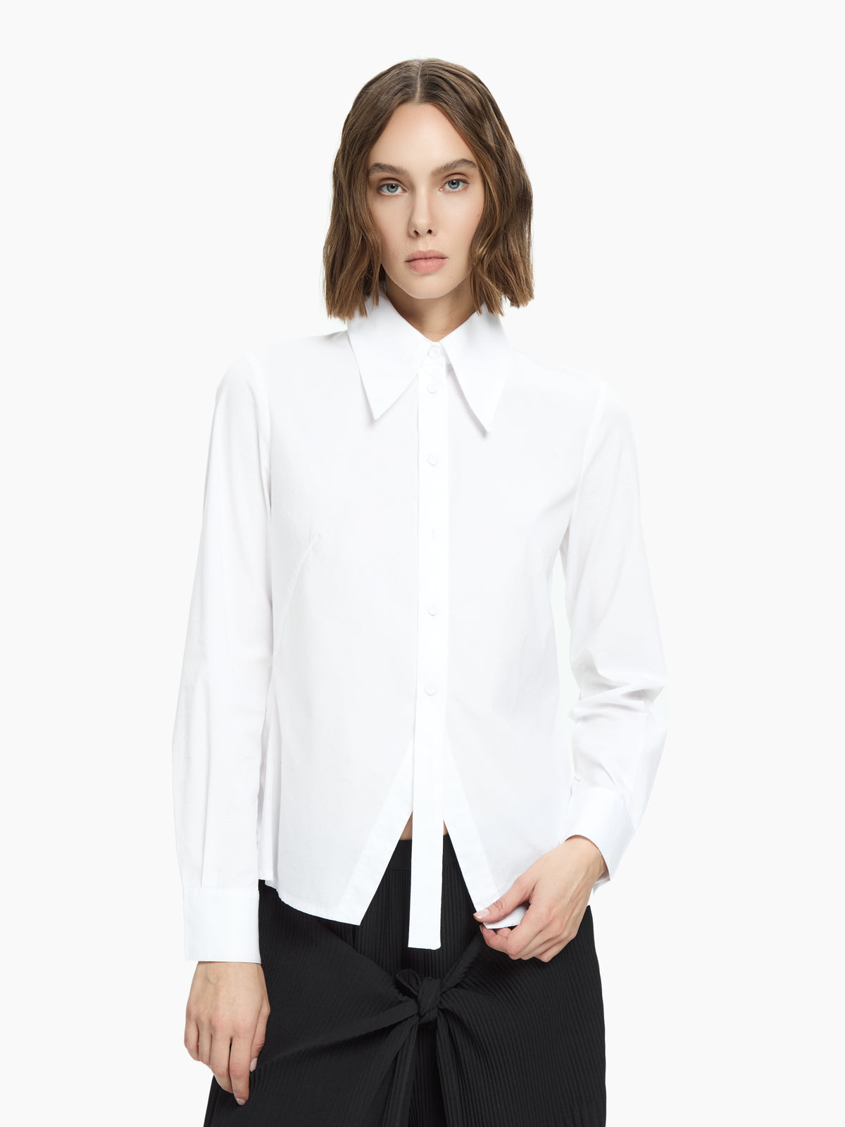 IXOS Camicia asimmetrica BIANCO