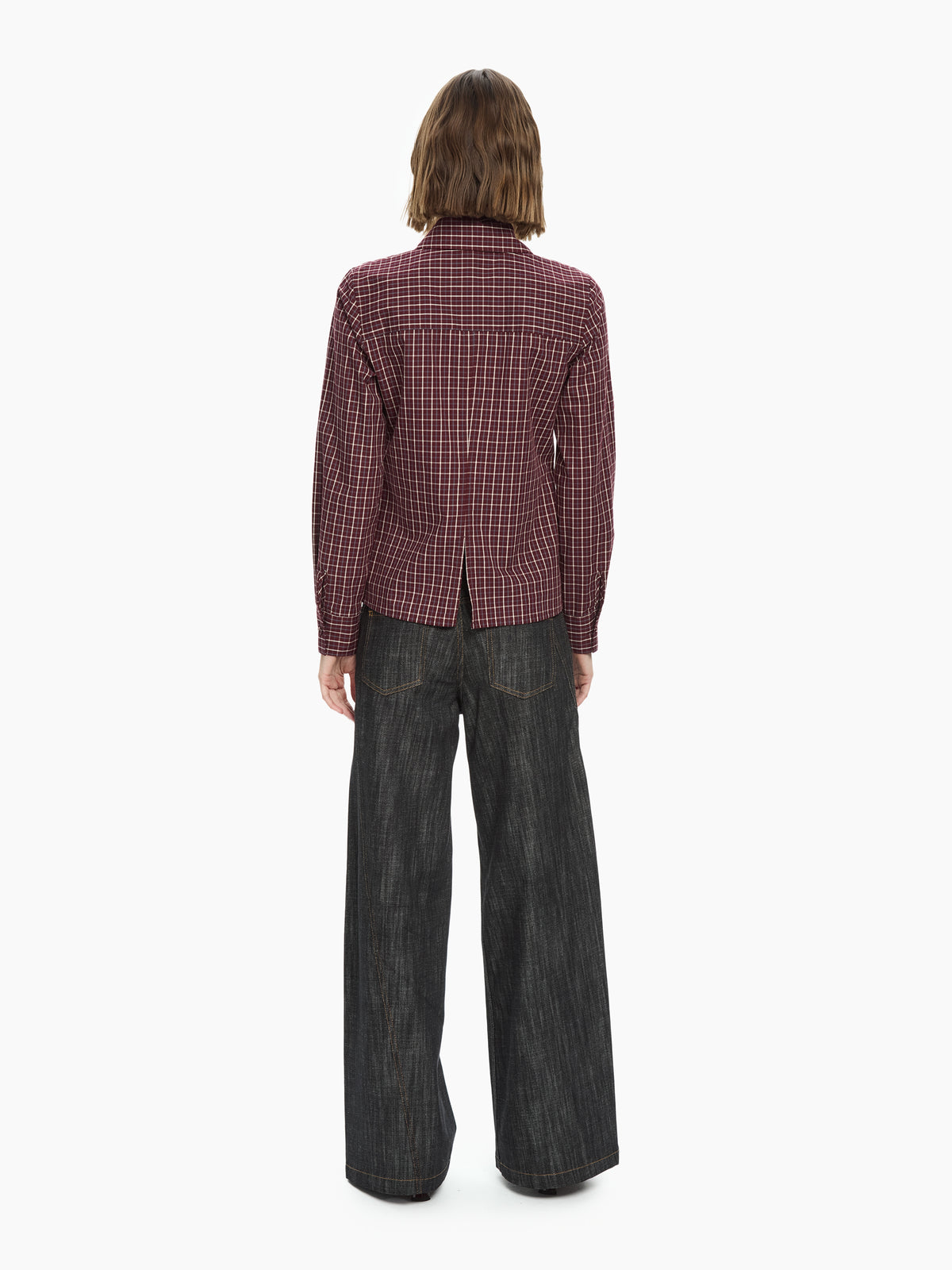 IXOS Camicia con dettagli asimmetrici BORDEAUX