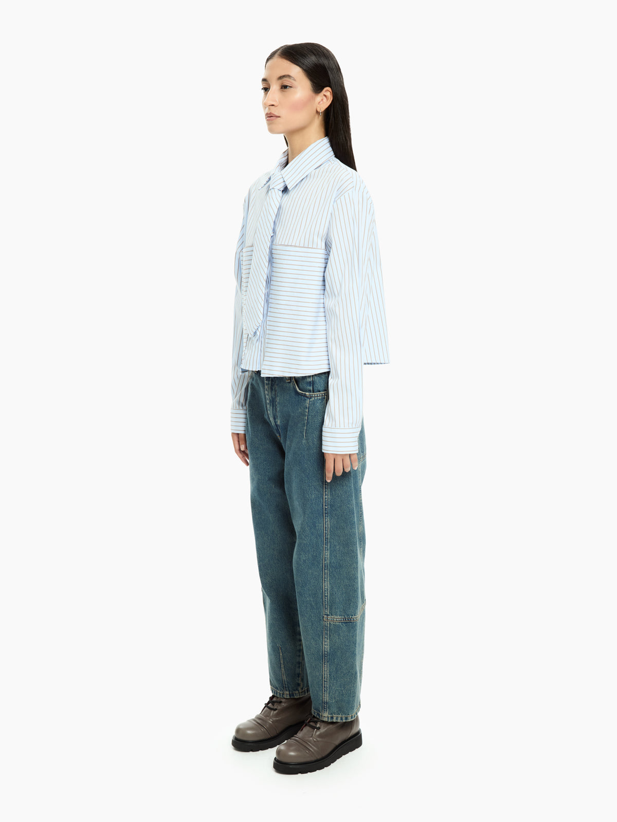 IXOS Camicia con cravatta CELESTE