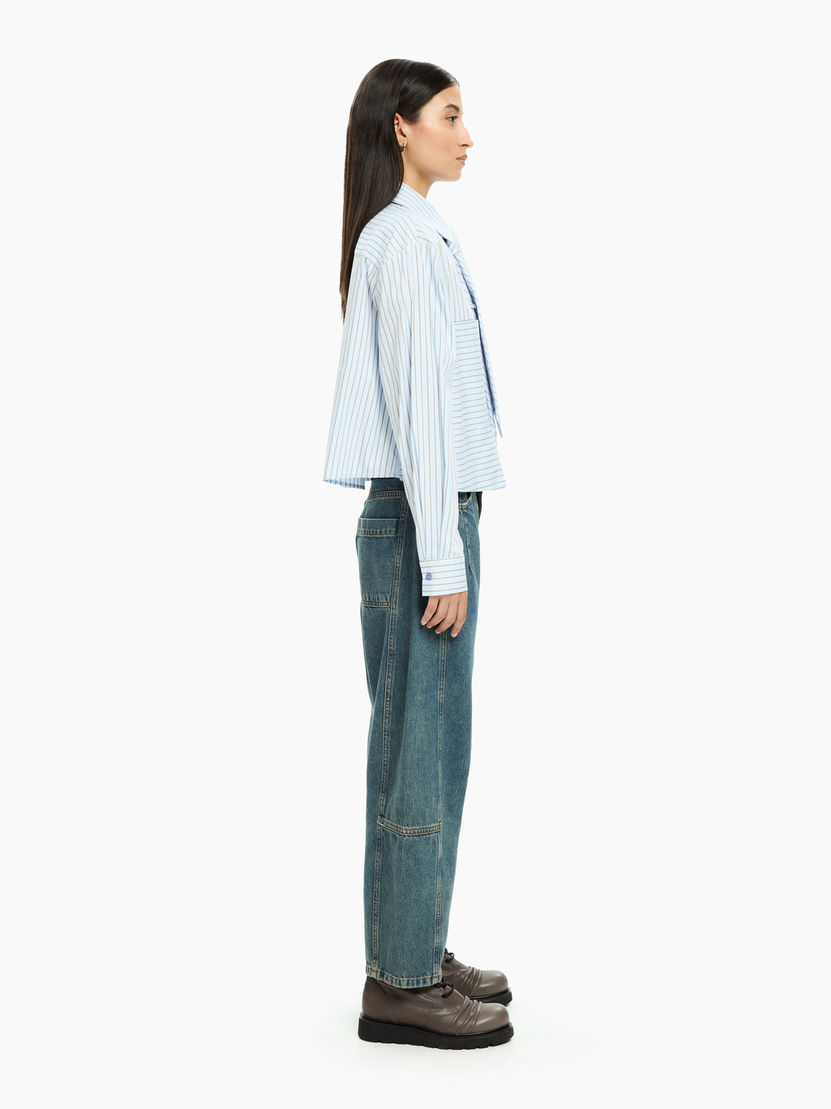 IXOS Camicia con cravatta CELESTE