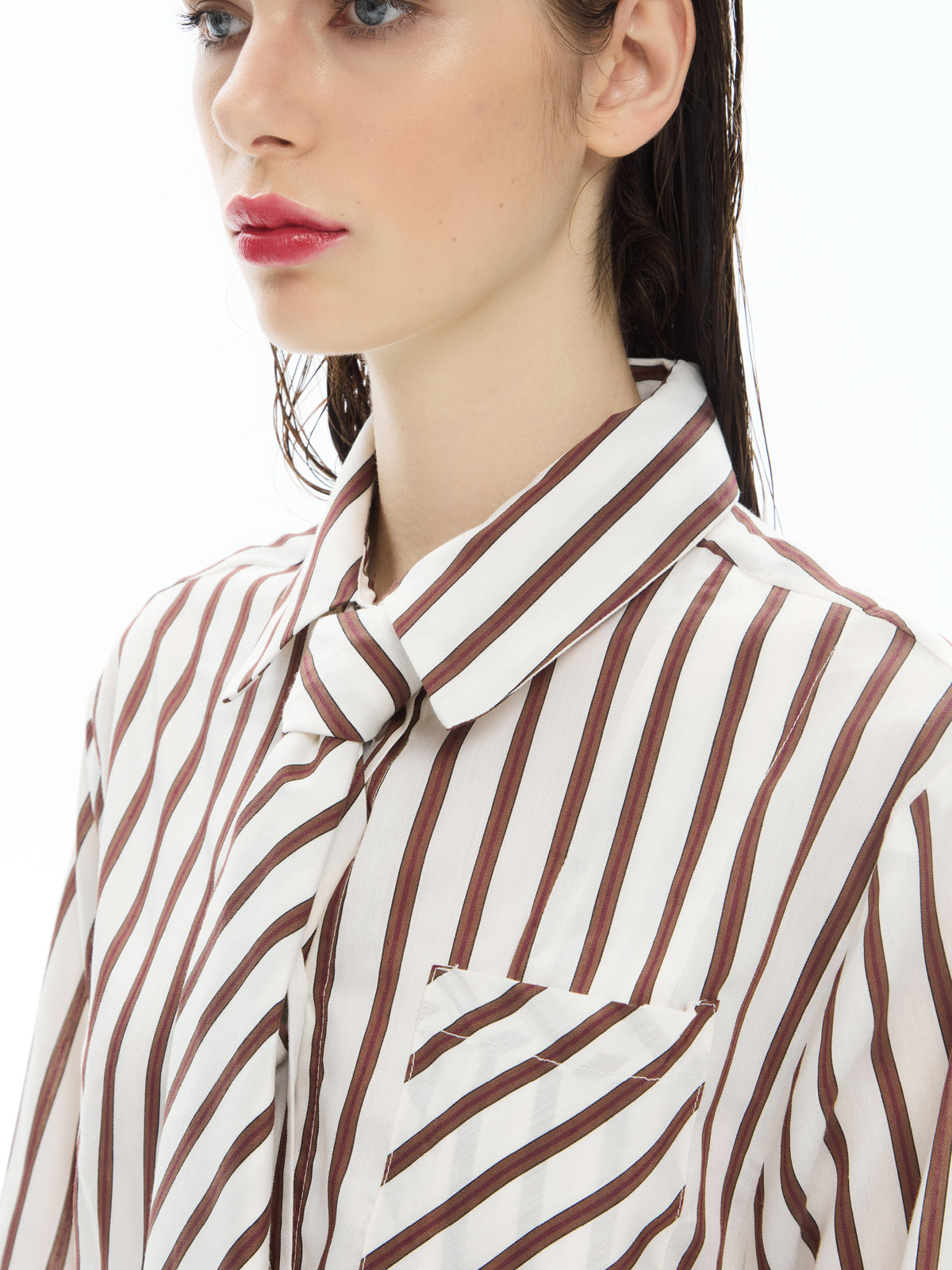 IXOS Camicia asimmetrica con cravatta MULTICOLOR