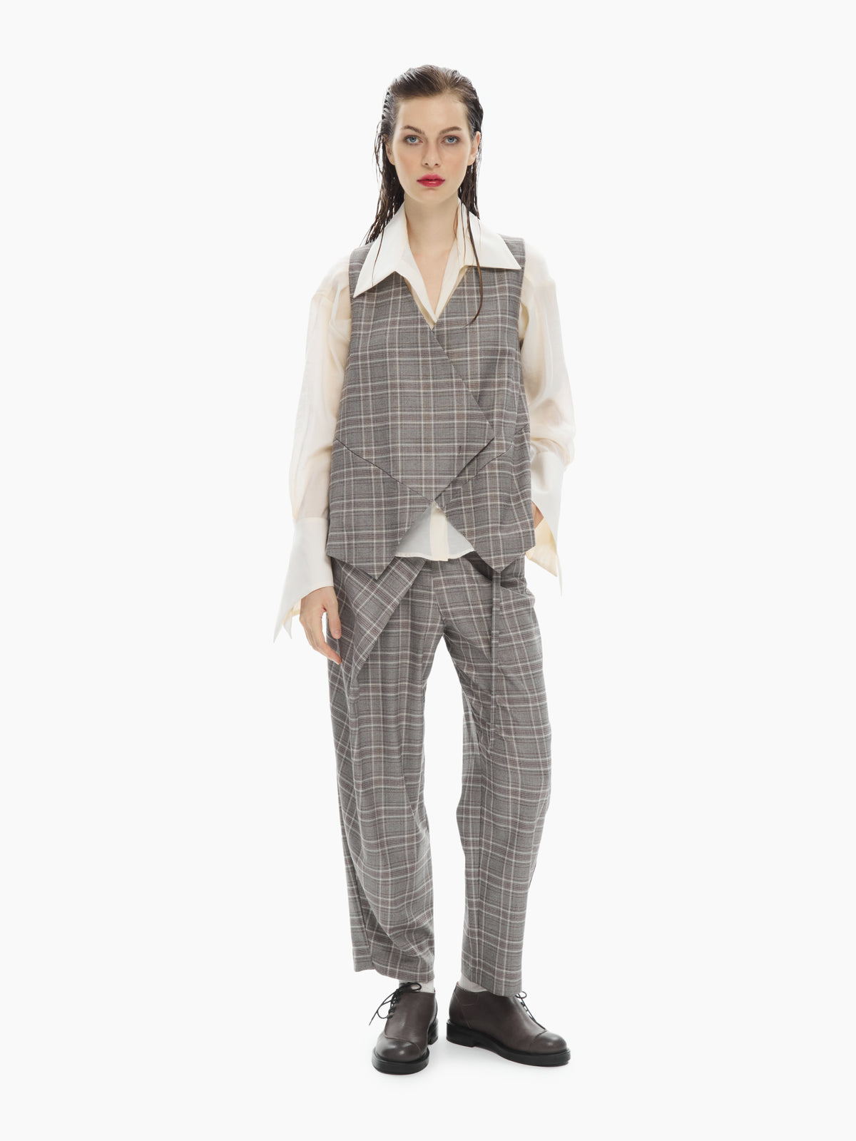 IXOS Pantaloni con pannello sovrapposto BEIGE