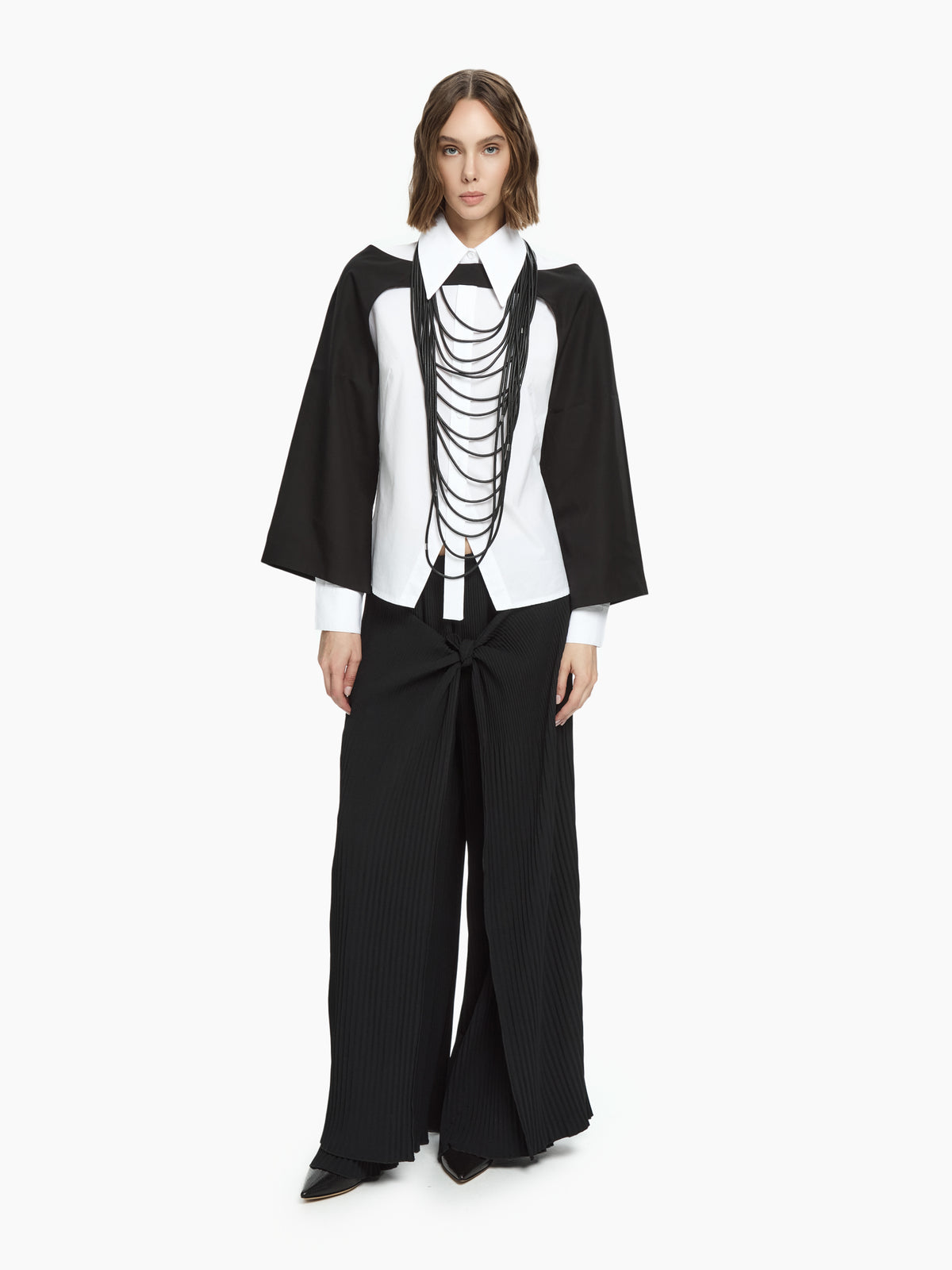 IXOS Pantaloni plissé NERO