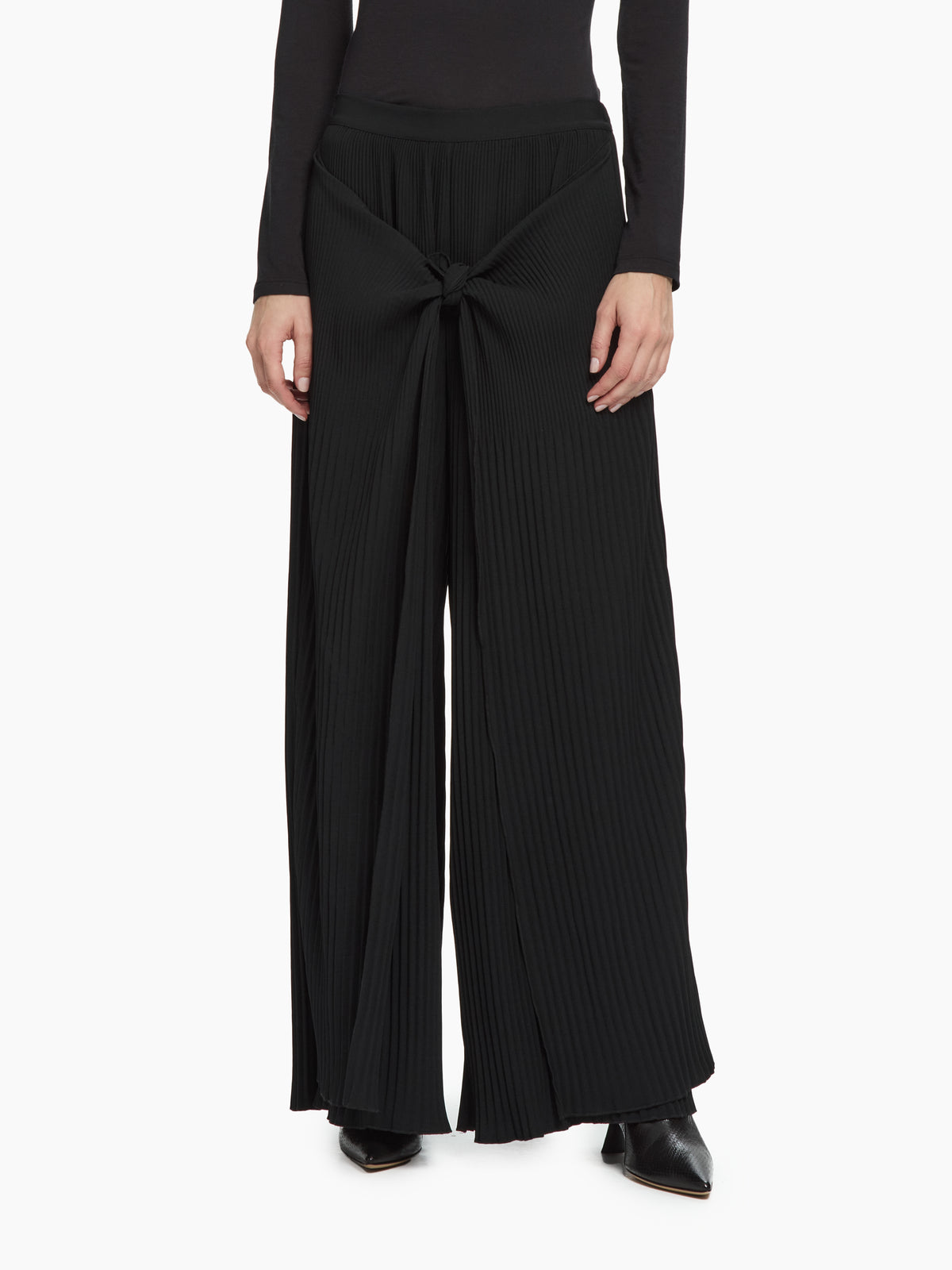 IXOS Pantaloni plissé NERO