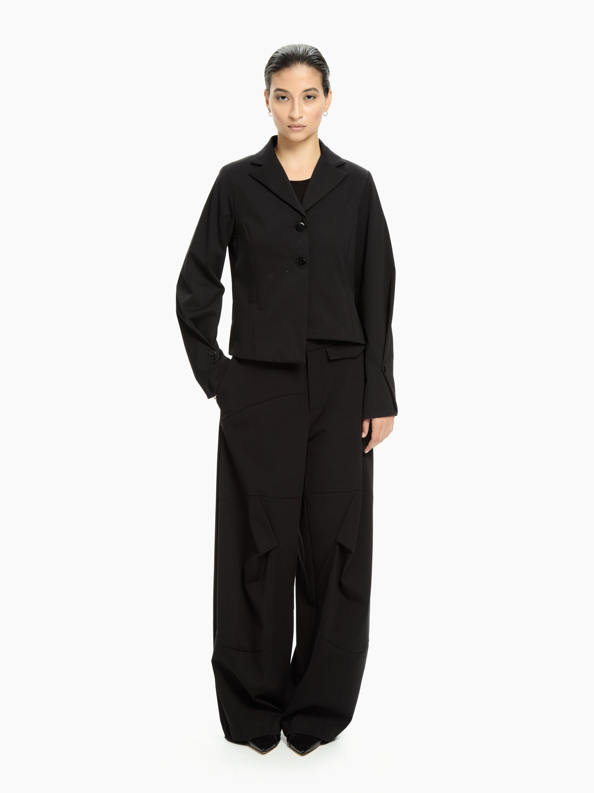 IXOS Pantaloni palazzo  NERO
