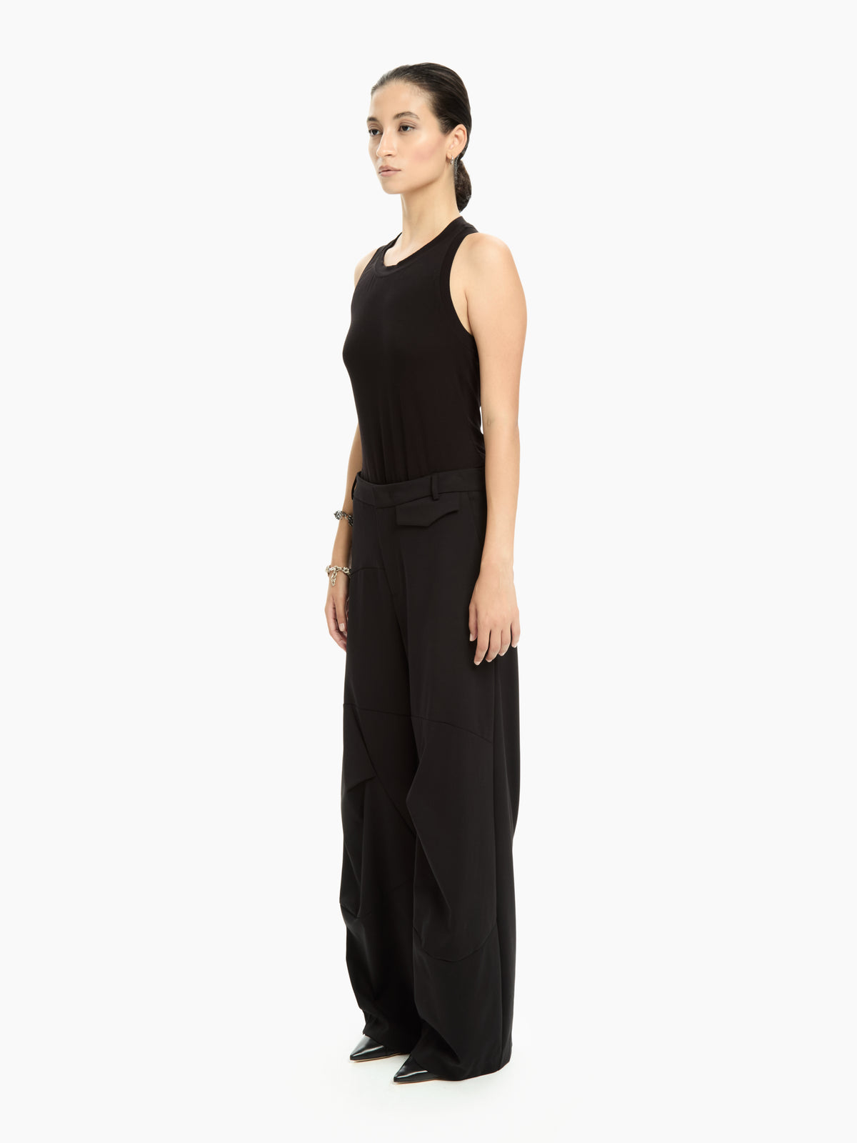 IXOS Pantaloni palazzo  NERO