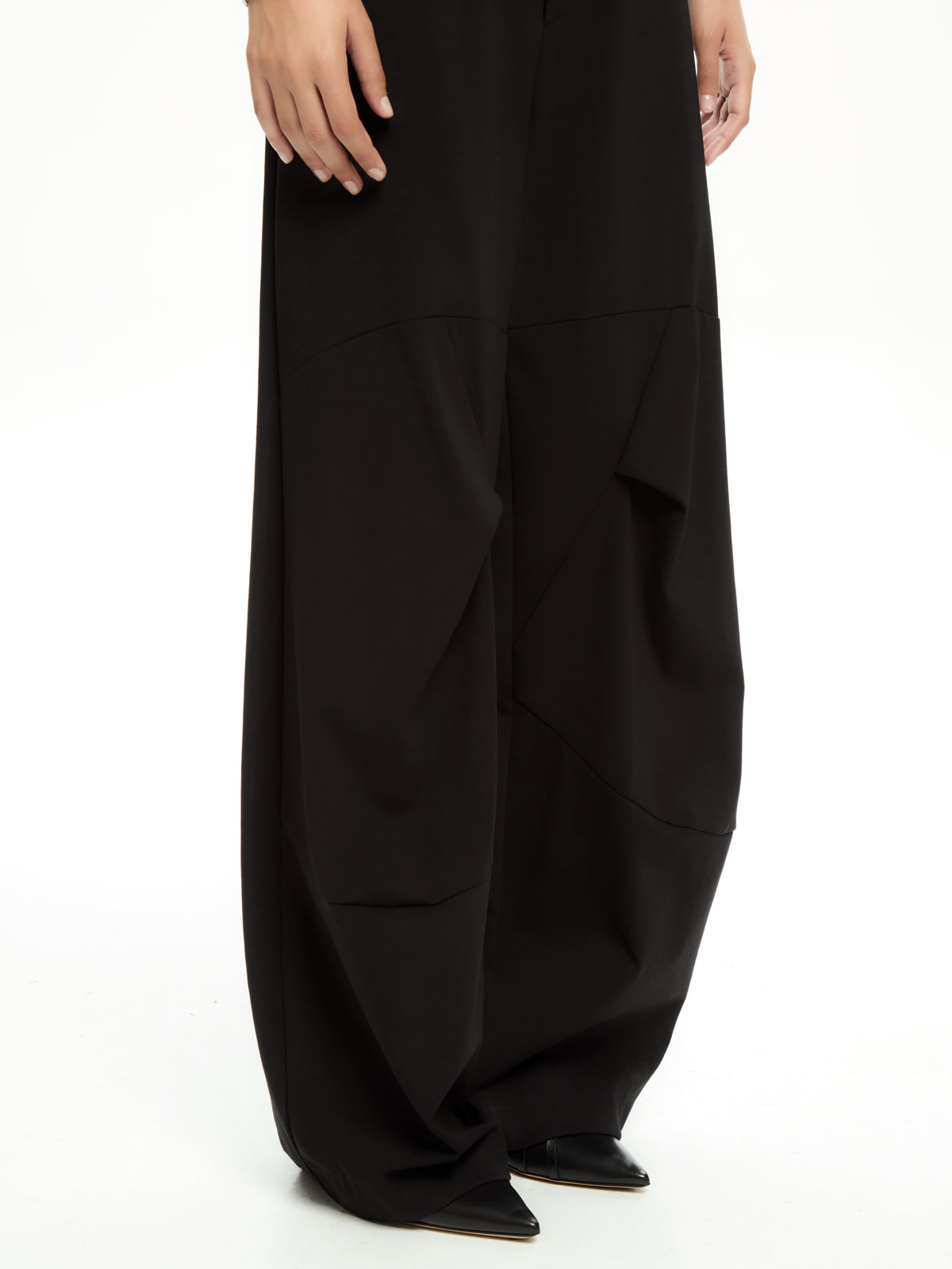 IXOS Pantaloni palazzo  NERO