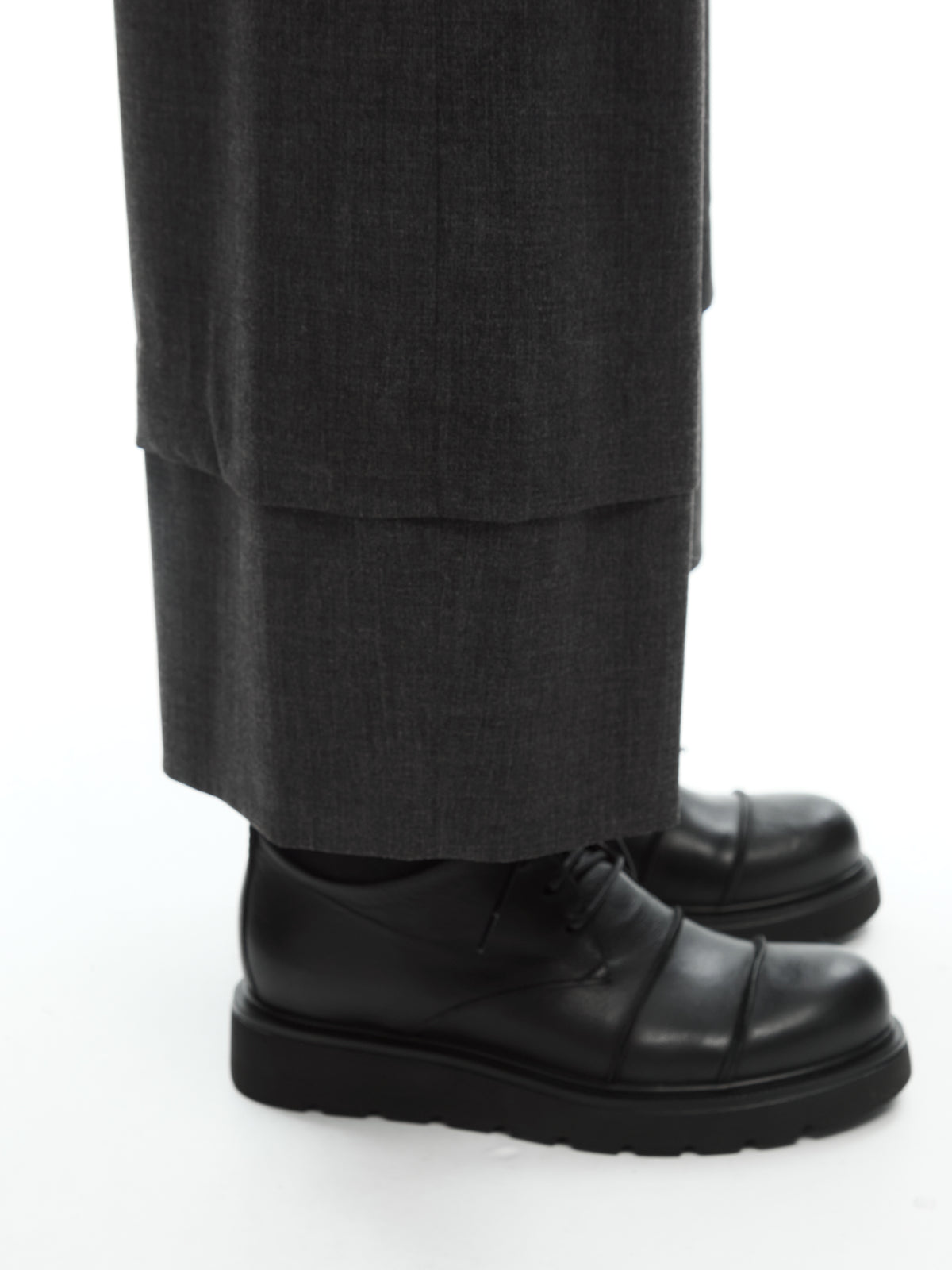 IXOS Pantaloni ampi con fondo sovrapposto GRIGIO