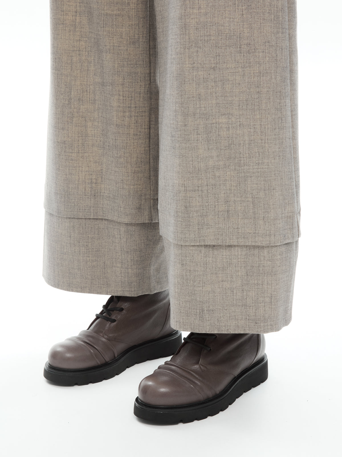 IXOS Pantaloni ampi con fondo sovrapposto